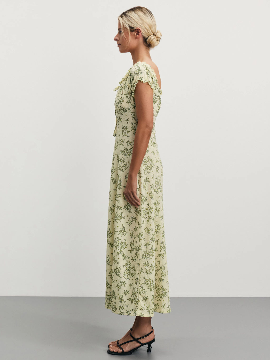 Платье миди с цветочным принтом / Zarina  фото 4