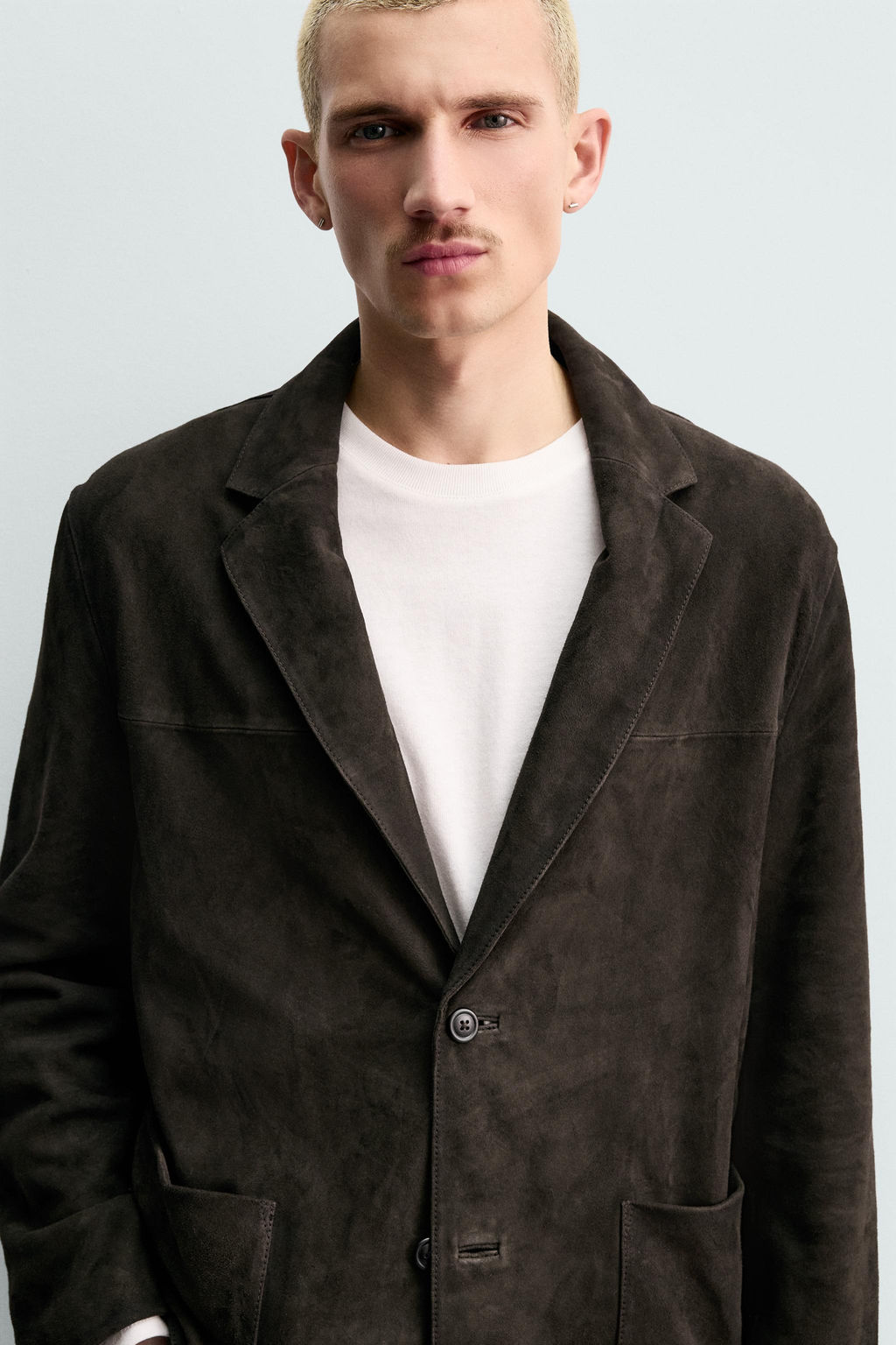 ORIGINS SUEDE LEATHER BLAZER - Zara фото 14