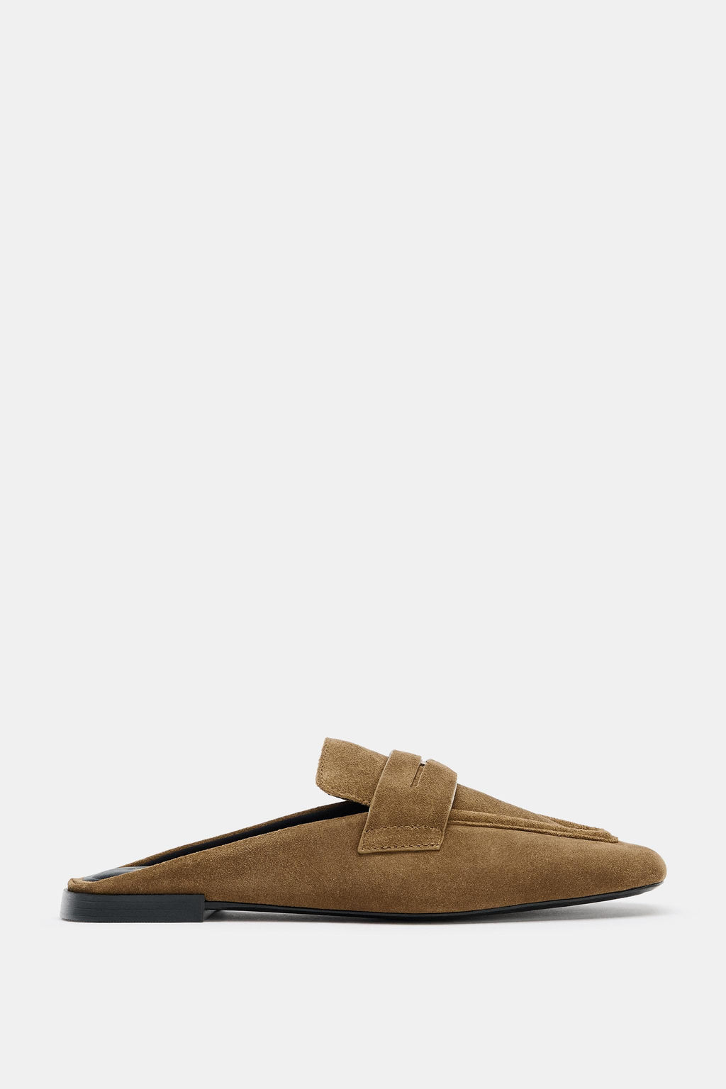 SPLIT SUEDE MULE LOAFERS - Zara фото 11