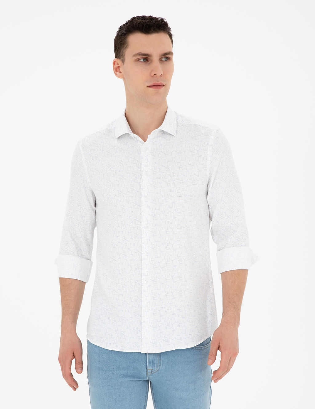 Рубашка Pierre Cardin Limon Slim Fit длинный рукав