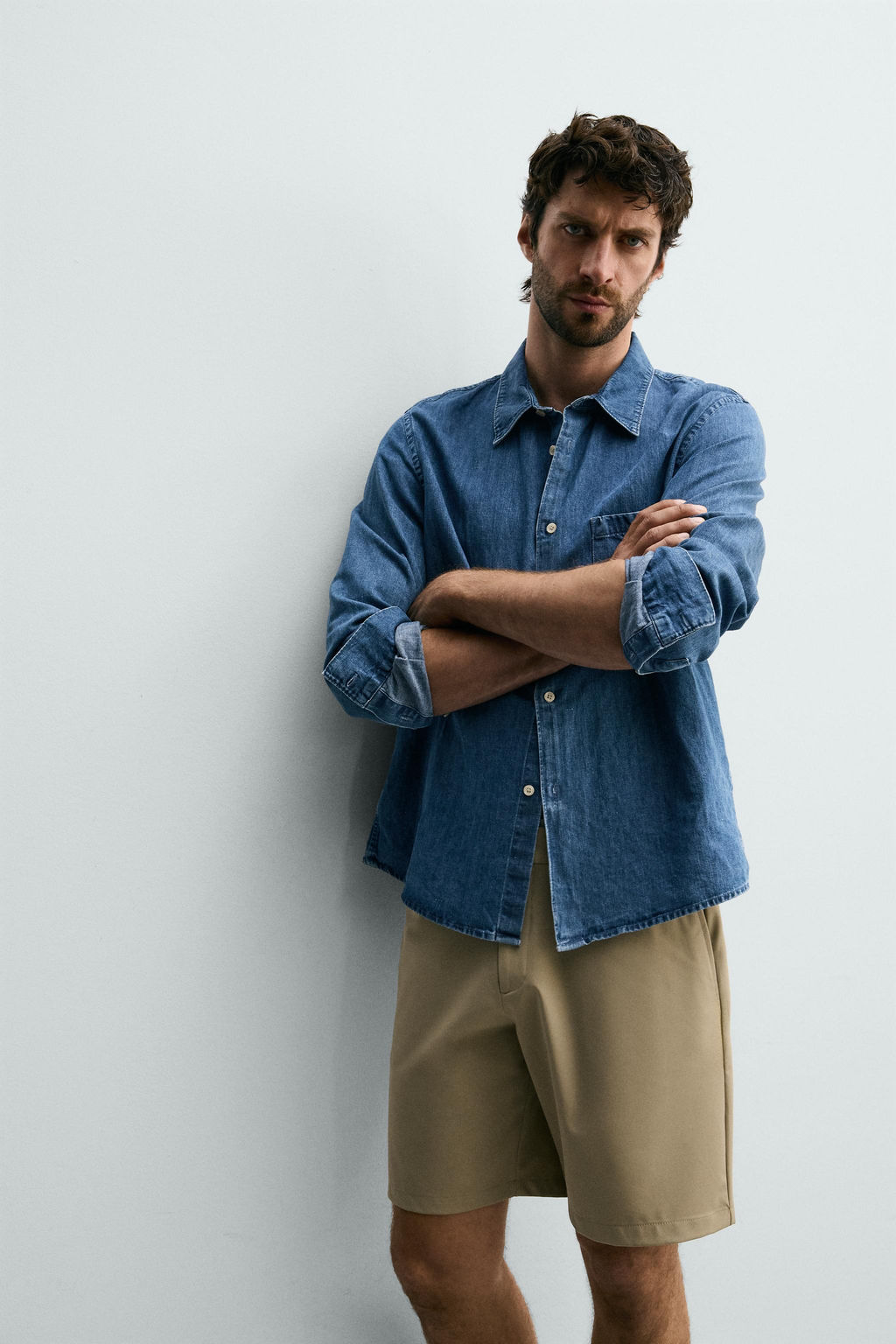 BERMUDA DENIM REGULAR FIT / Verdoso - Zara фото 6