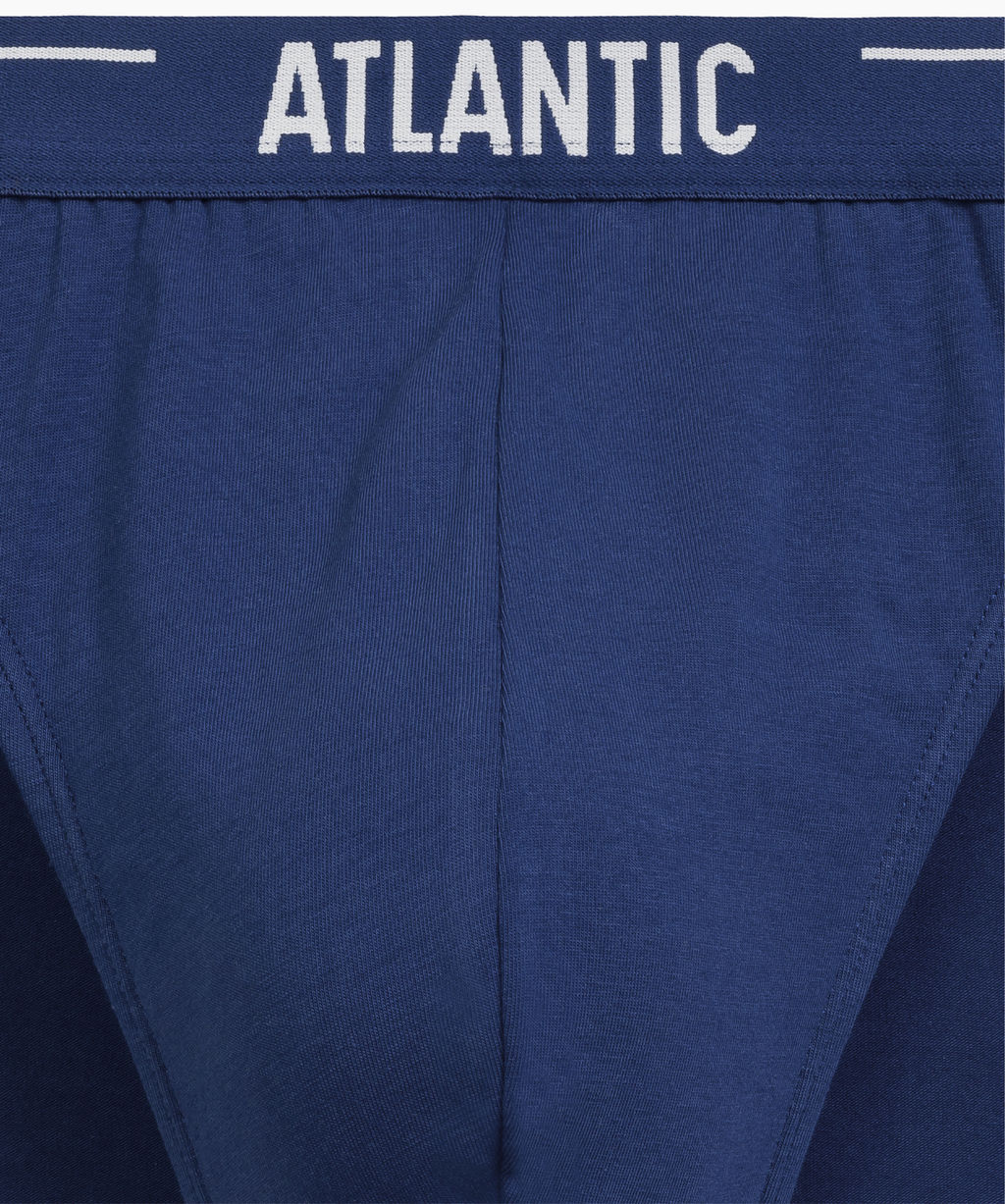 ATLANTIC 5SMP-004 Трусы спорт Solid - набор (5 шт.) морской + бирюзово-зеленый + черный + серый меланж + темно-голубой фото 8