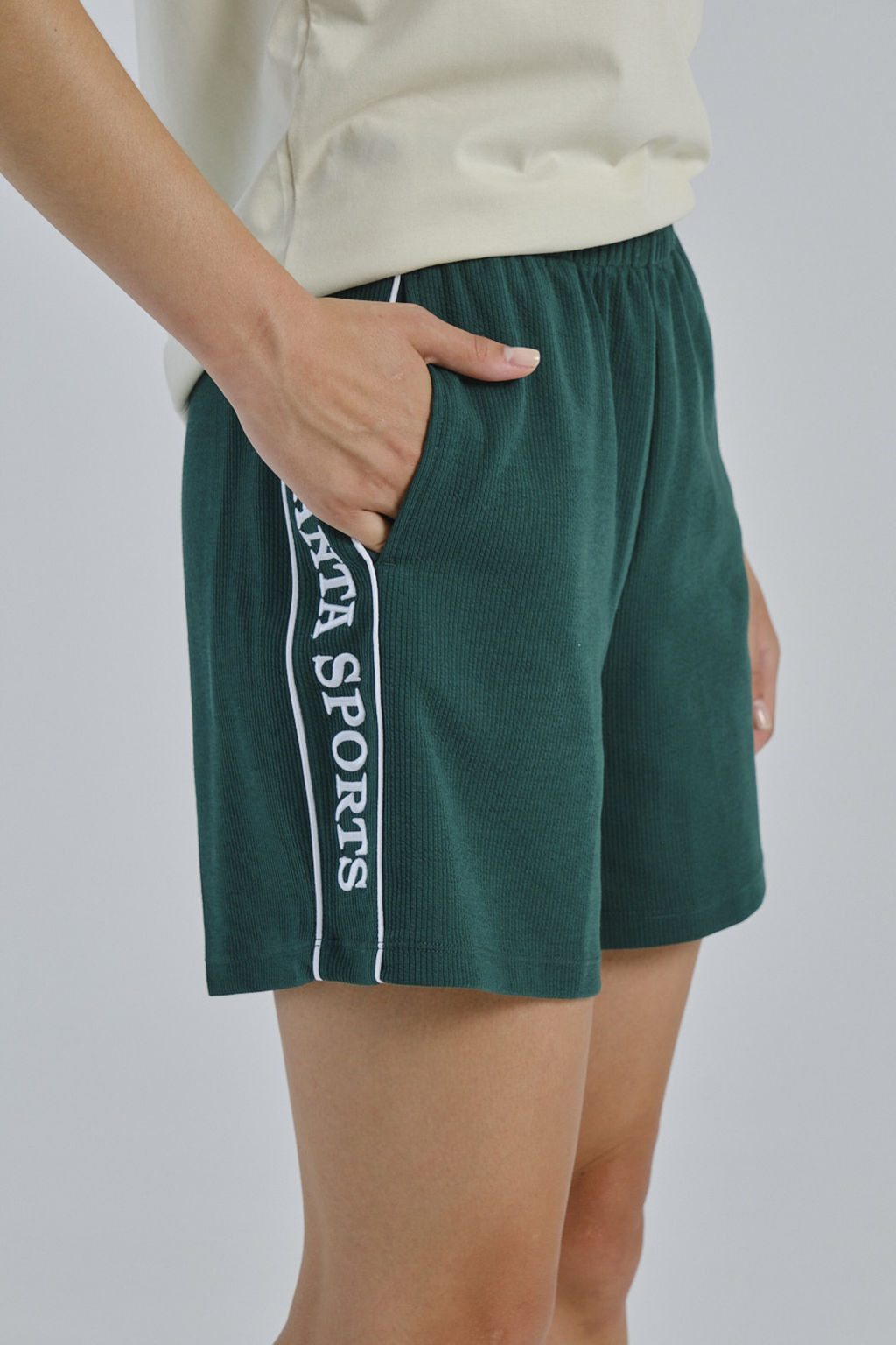 Шорты трикотажные Зеленый ATSC Knit Half Pants - Anta фото 3