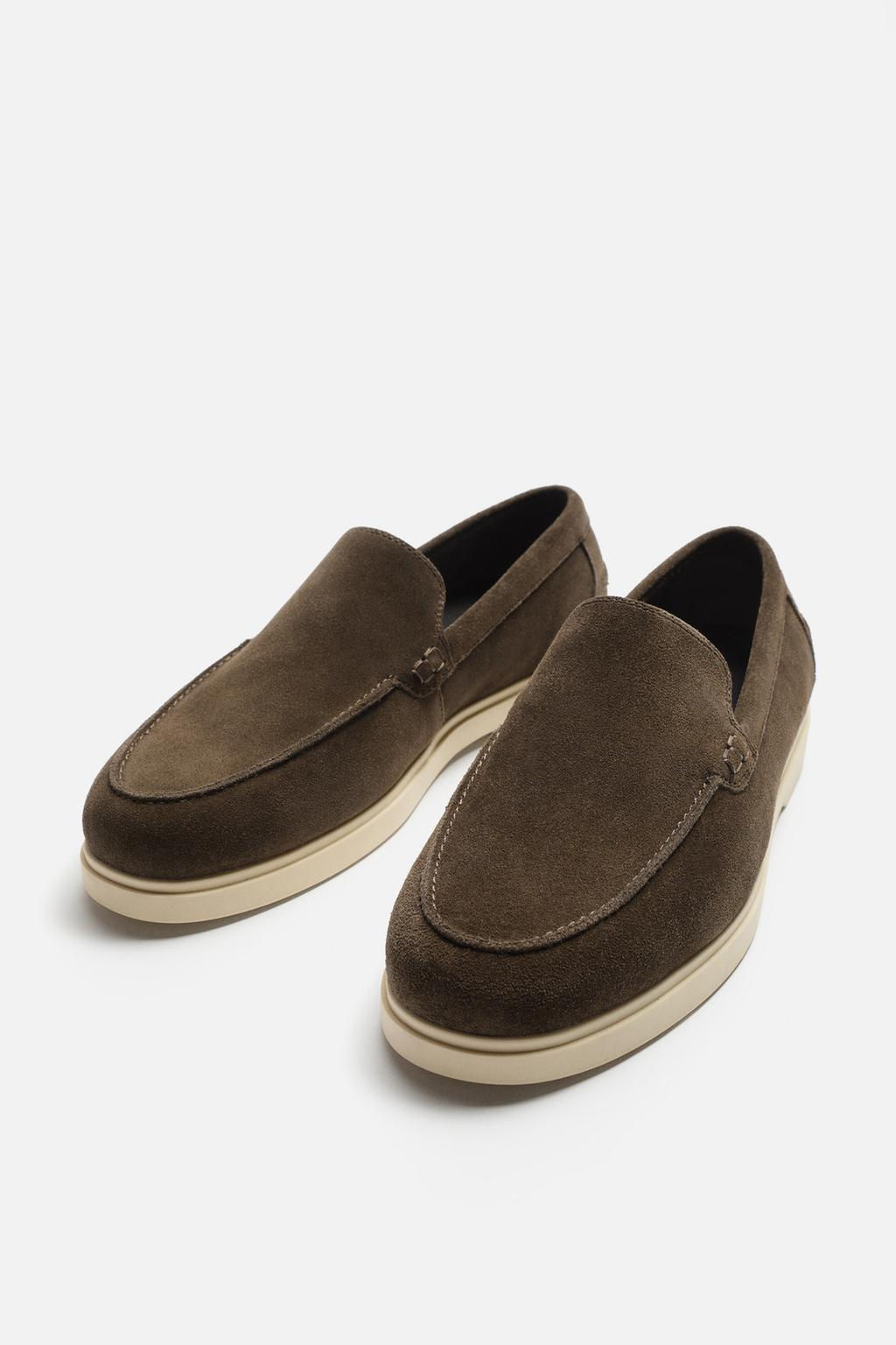 CASUAL LEATHER LOAFERS - Zara фото 12