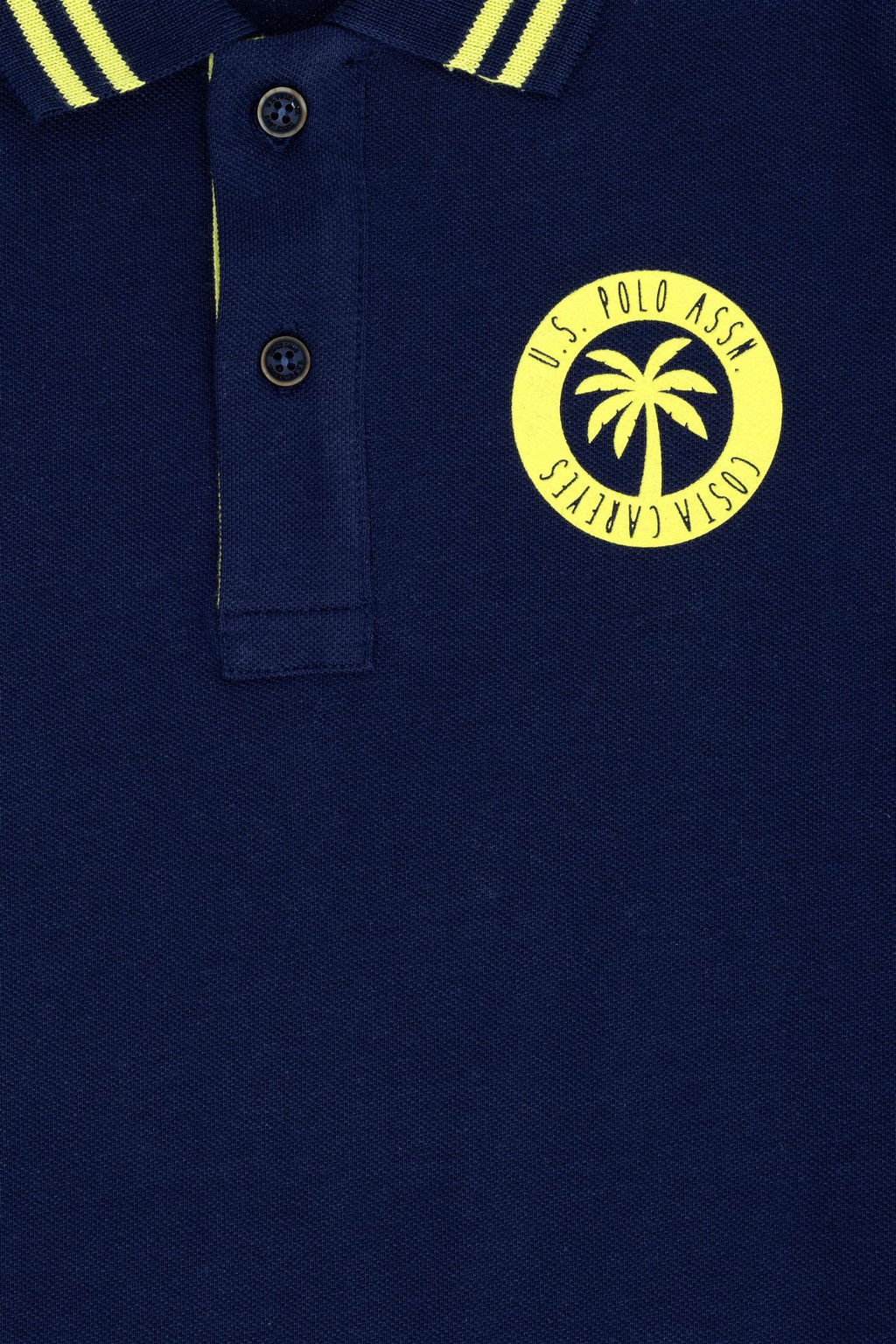 U. S. Polo Assn Темно-синяя футболка с воротником-поло для мальчика - U.s. polo assn фото 3
