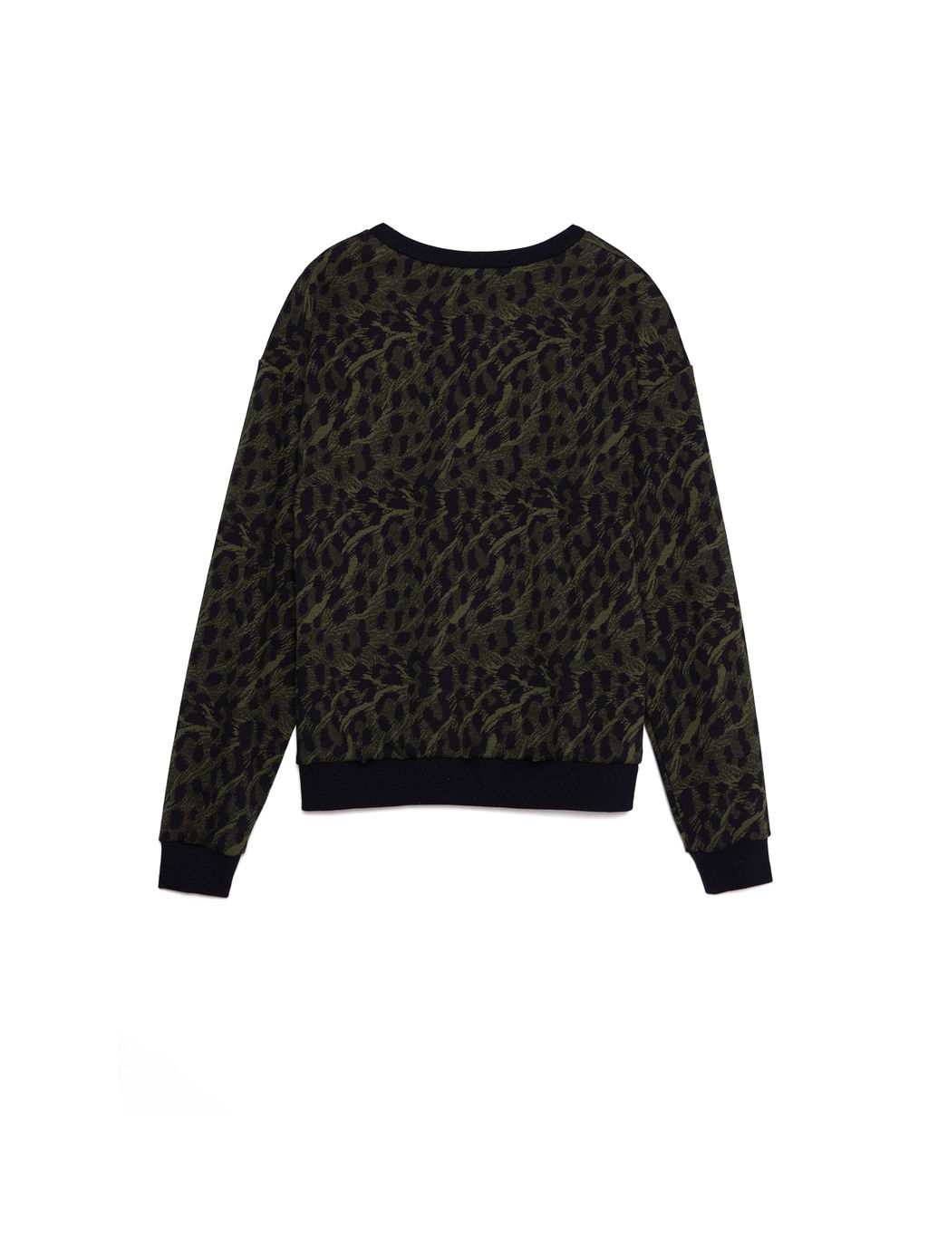 CONTE Свитшот c леопардовым рисунком LD 1054 khaki leo - Conte elegant фото 5