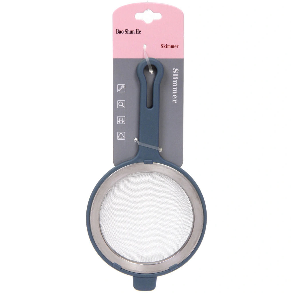 Цена за 5 шт. Сито металлическое в пластиковой оправе 10*19см