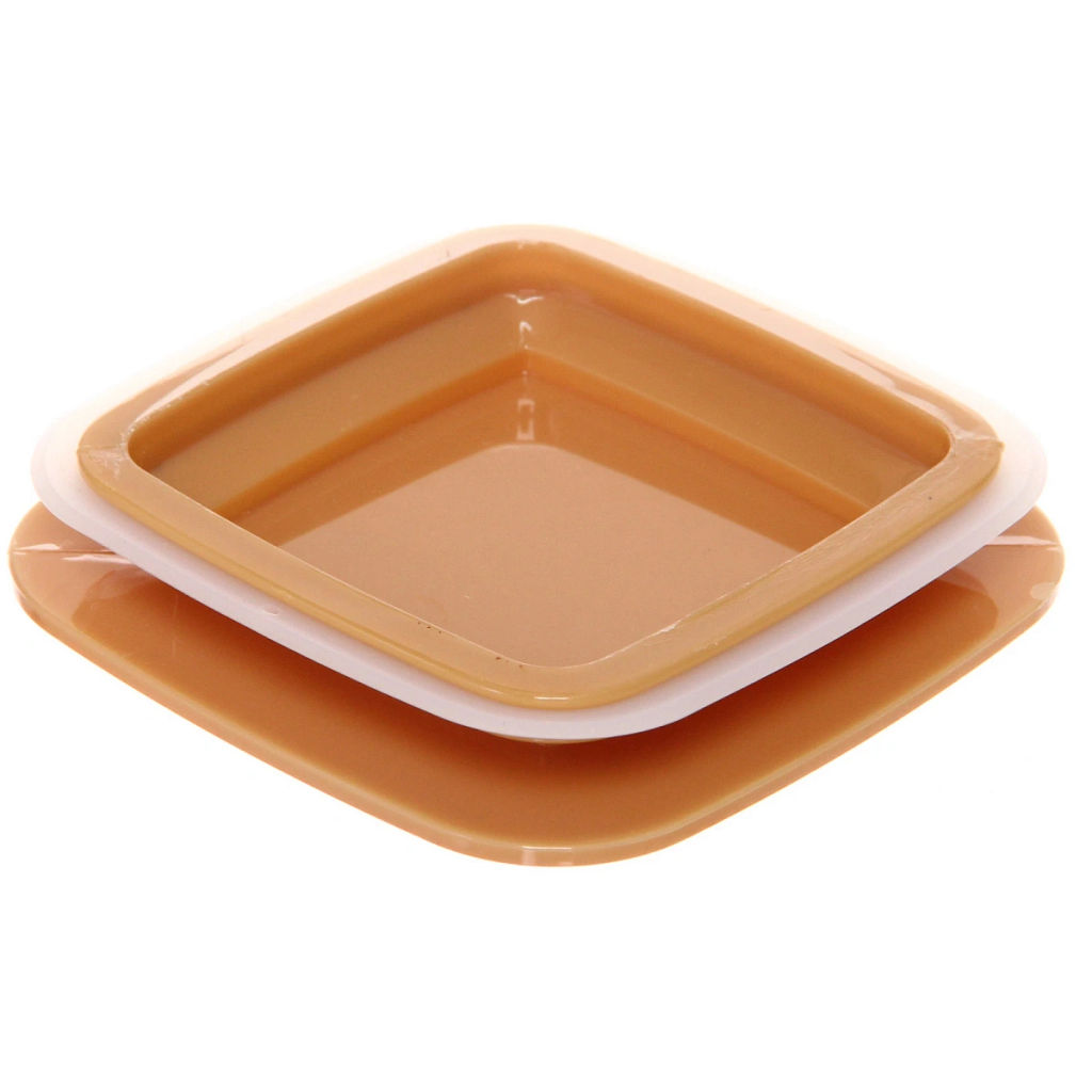 Банка для продуктов пластиковая "BAMBOO" 1200мл квадратная