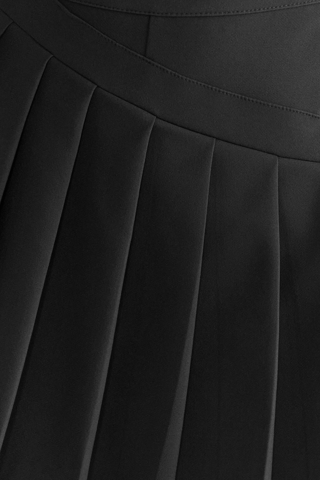 TRENDYOLMILLA Kahverengi Pilili Dokuma Sort Etek TWOAW24SR00014 фото 3