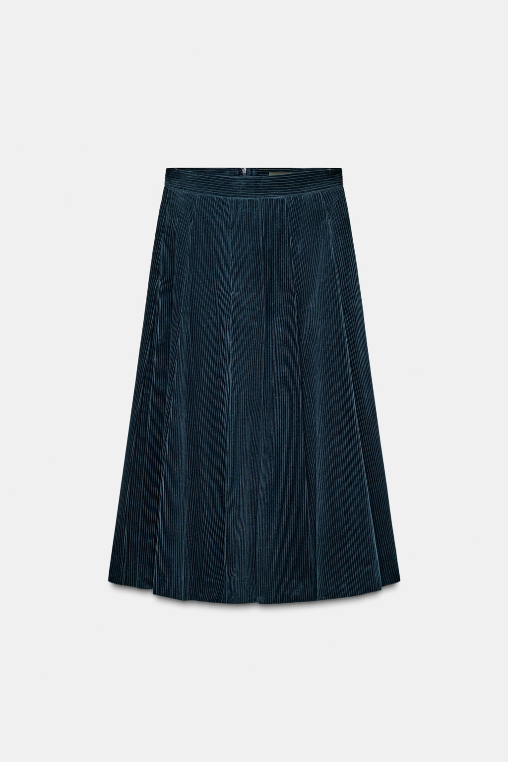 ZW COLLECTION CORDUROY MIDI SKIRT - Zara фото 8