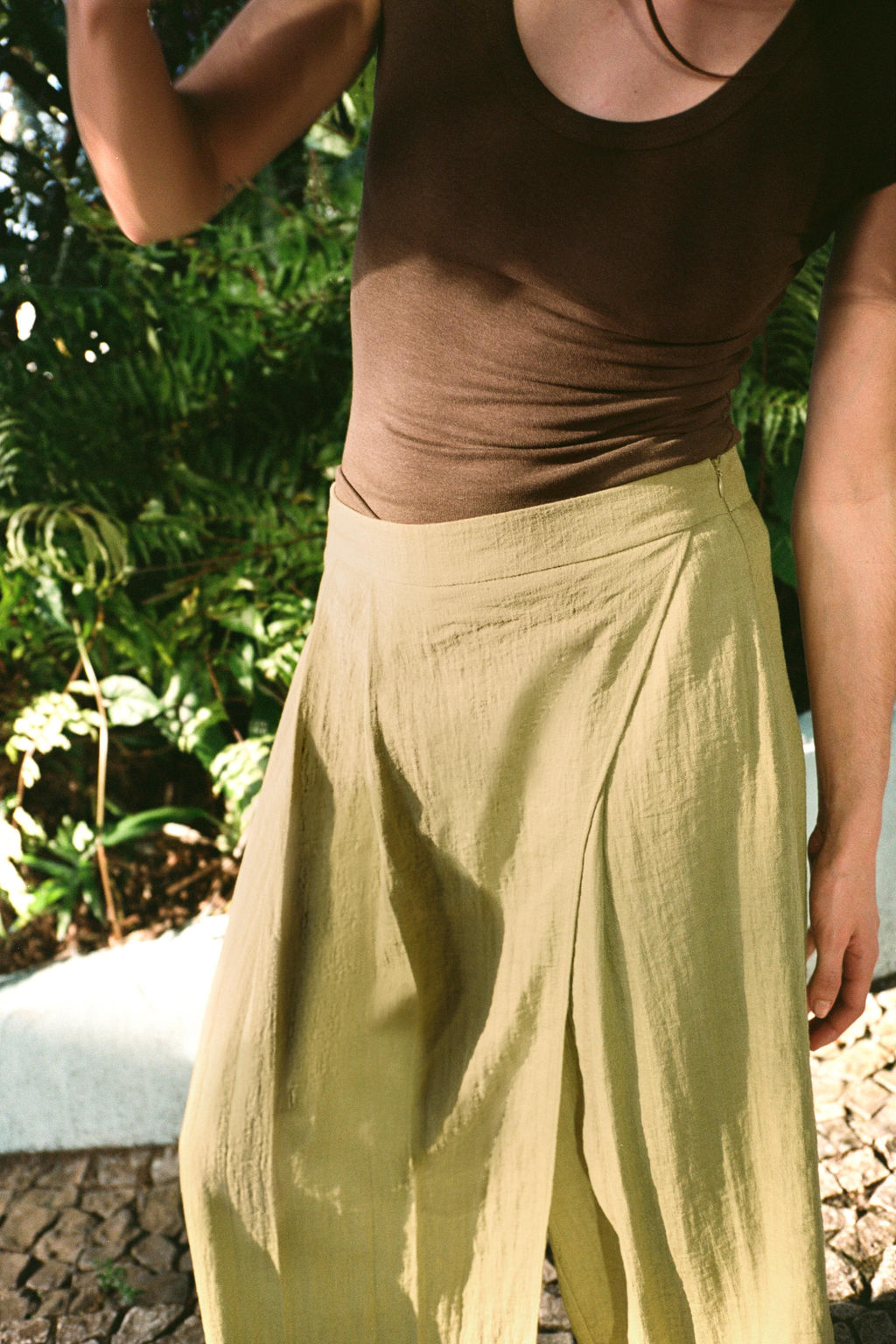 PANTAL?N PAREO ANCHO / Oliva - Zara фото 2