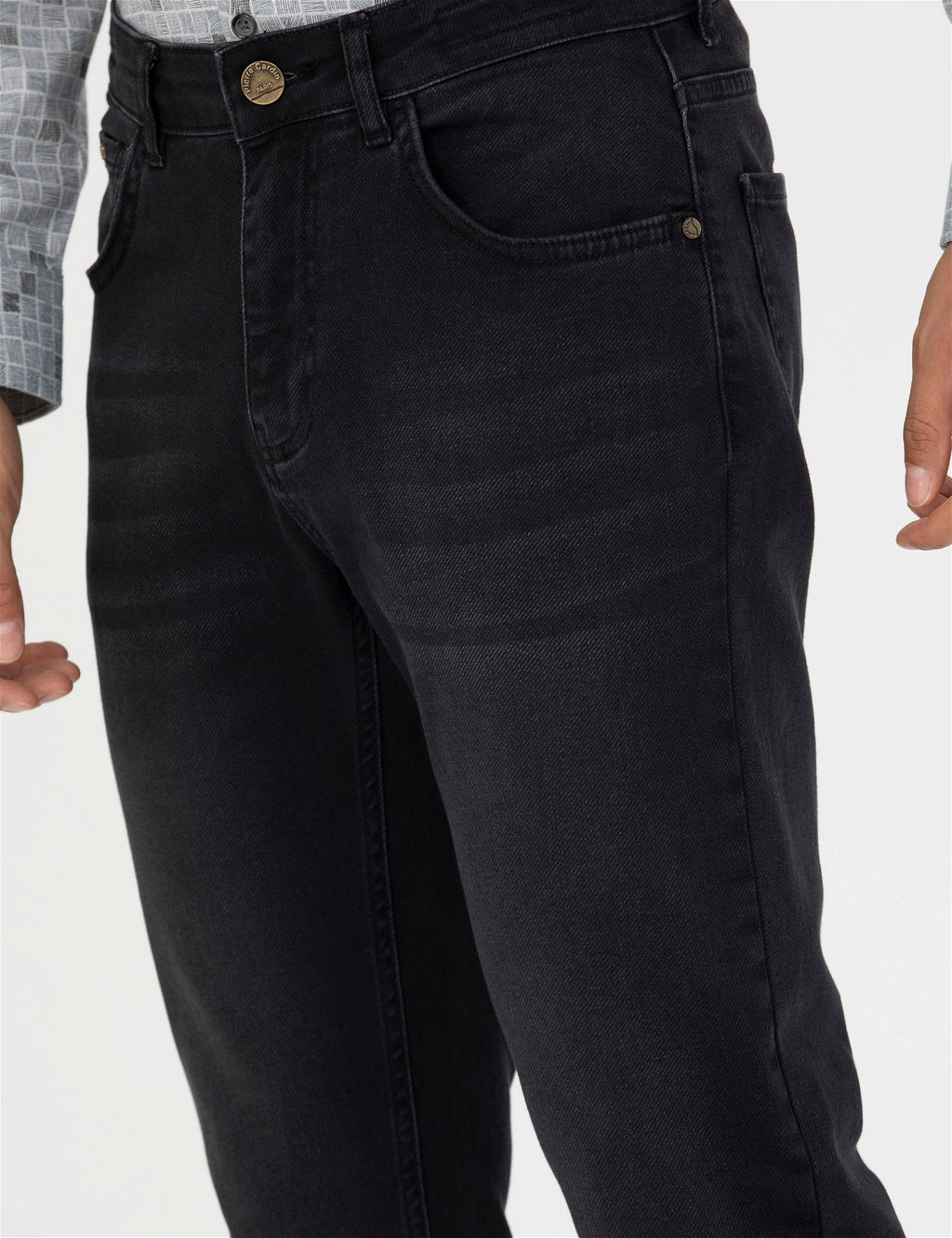 Siyah Slim Fit Jean Pantolon - Pierre cardin фото 6