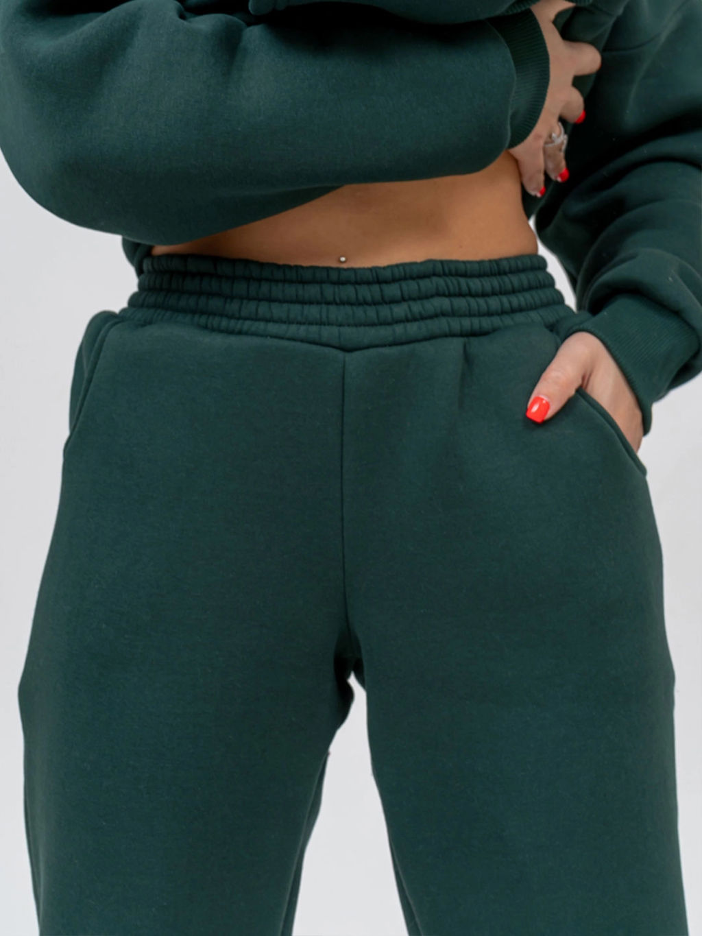 Костюм женский, цвет зеленый