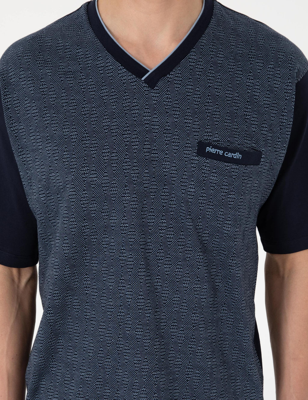 Mavi K_sakol _ortlu Pijama Tak_m_ - Pierre cardin фото 5