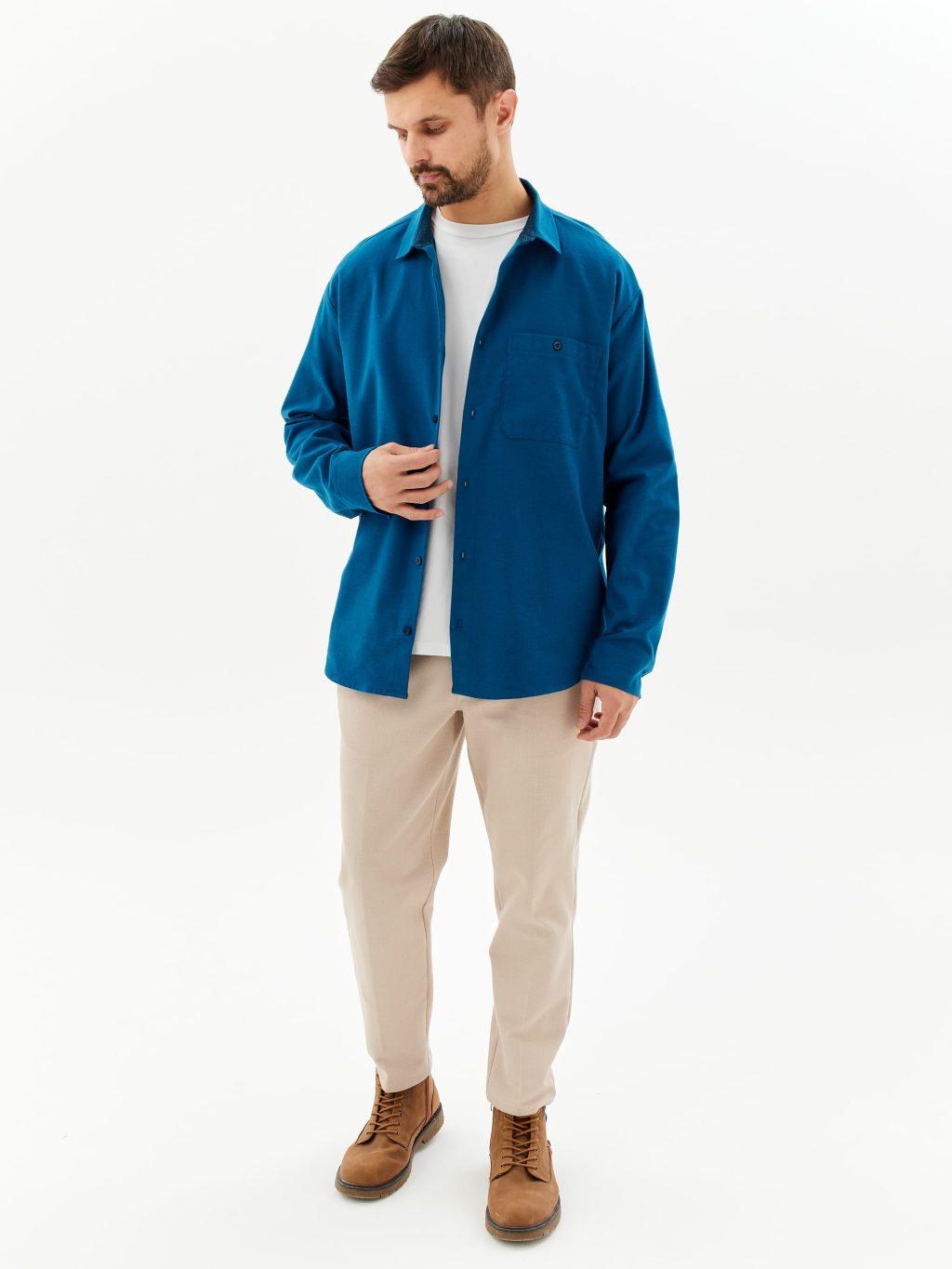 Сорочка мужская длинный рукав GREG S226/211/2070/1  фото 4