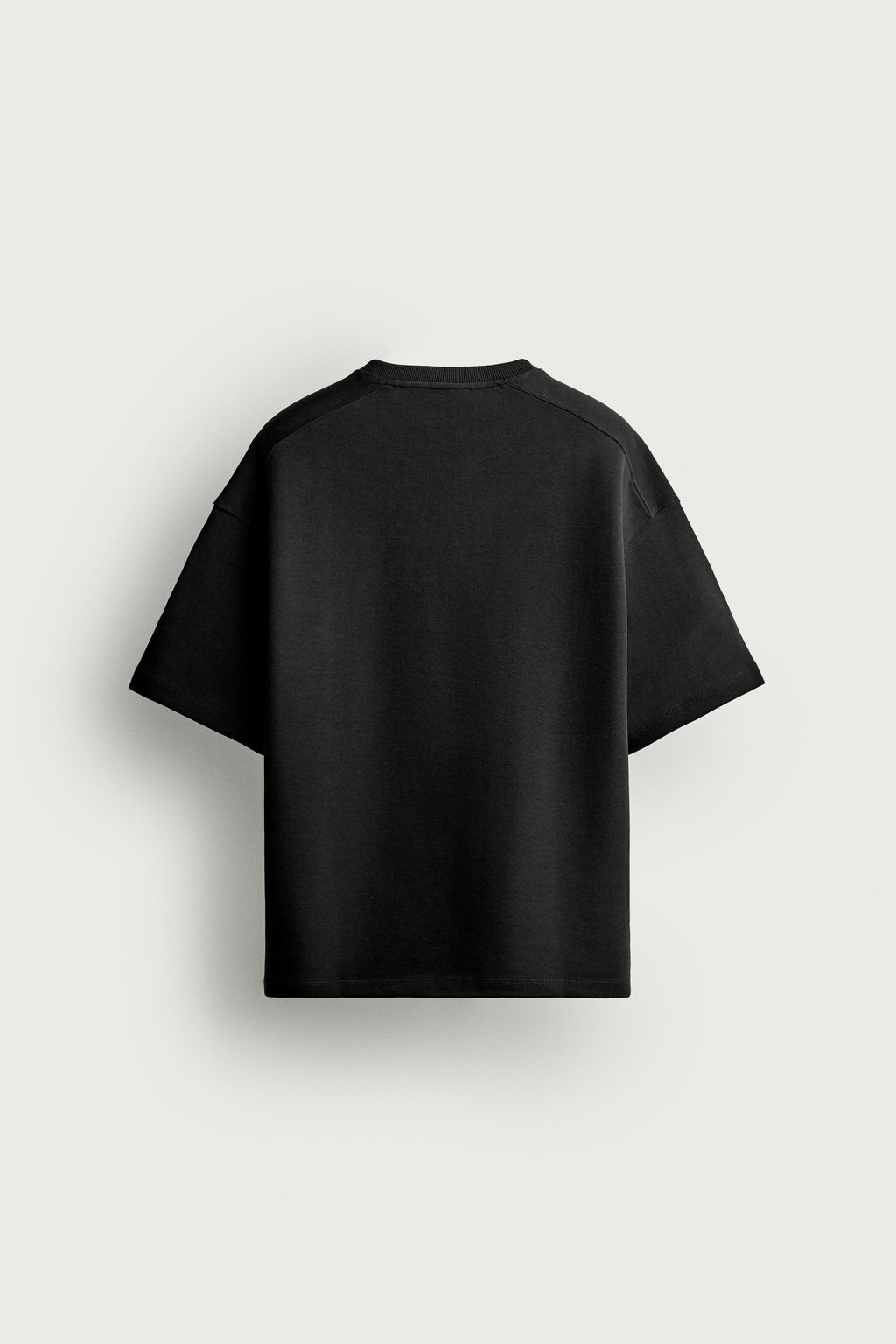 SUDADERA RELAXED FIT INTERLOCK / Negro - Zara фото 10