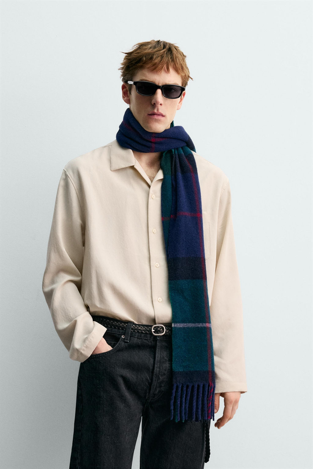 FLUID RELAXED FIT SHIRT AARON LEVINE X ZARA  фото 9