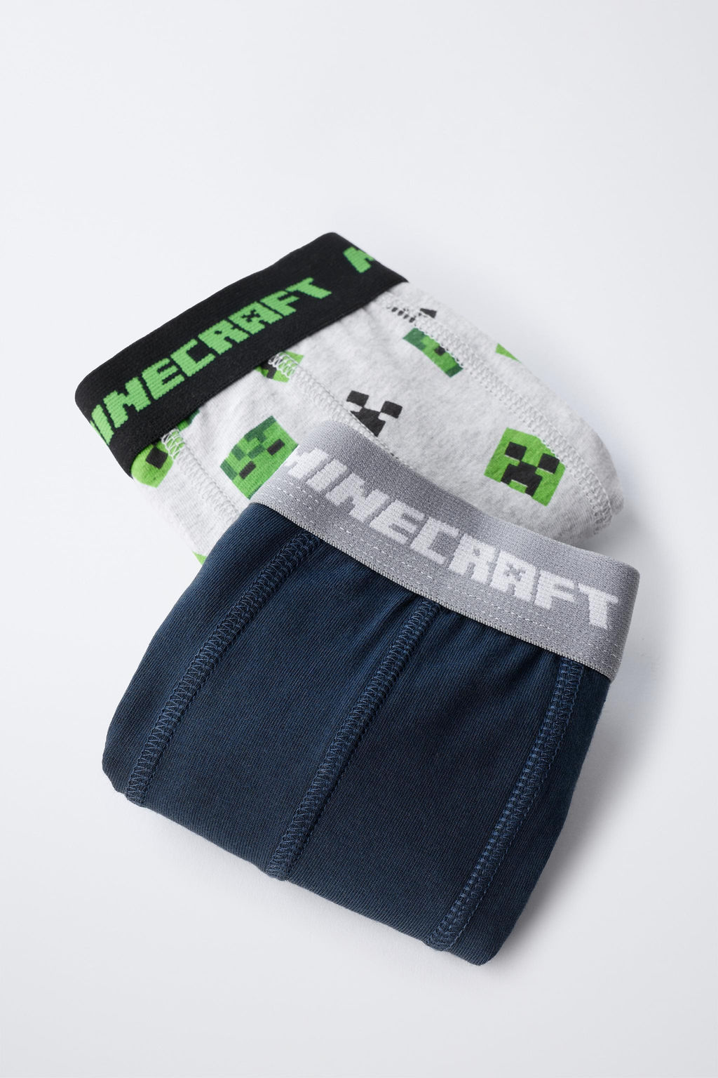 AGES 6-14 / PACK OF TWO MINECRAFT BOXER SHORTS MOJANG AB.
