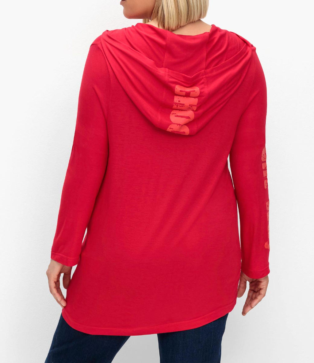 Блузка, красная - Sheego фото 4