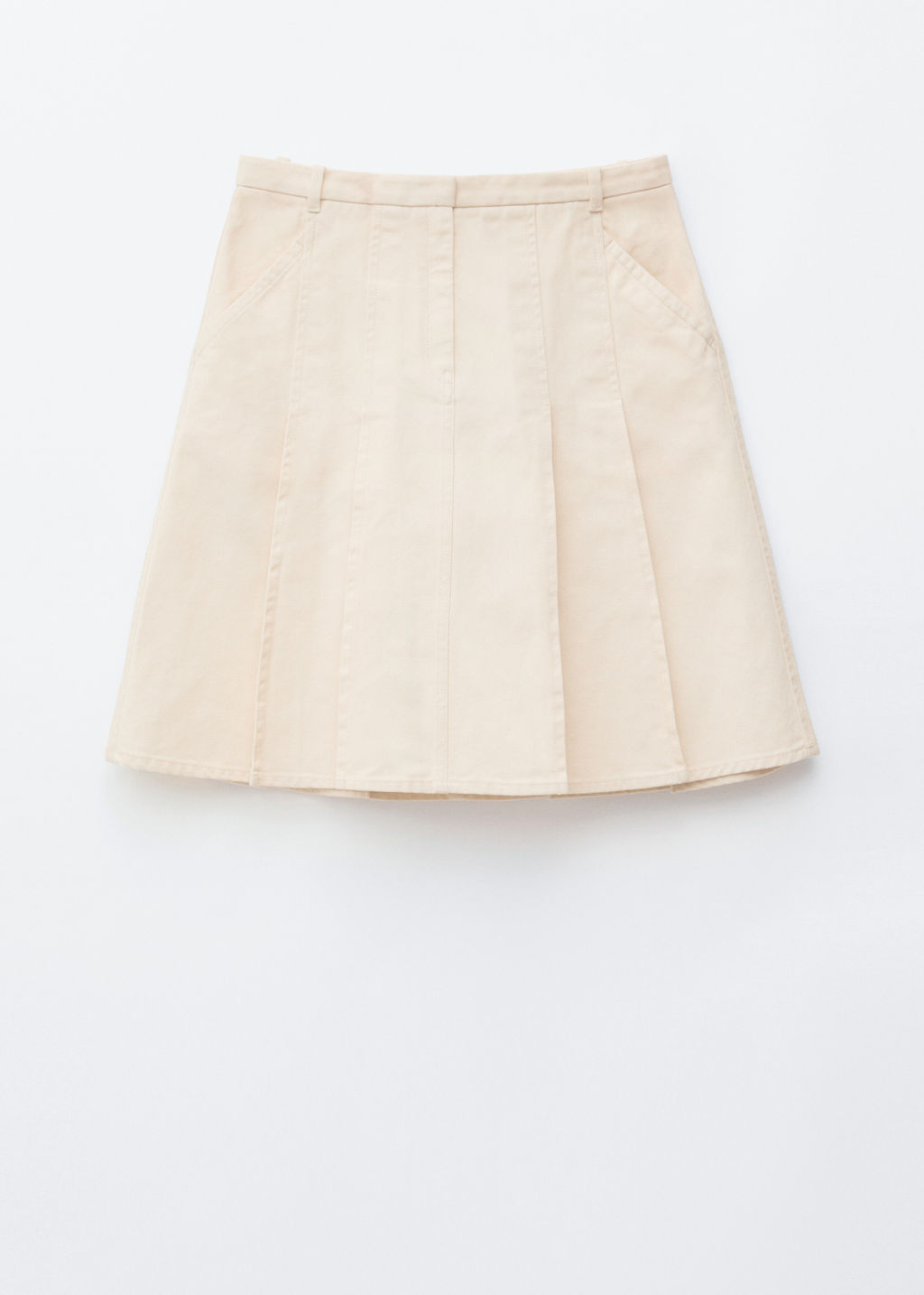 Falda midi plisada de algod?n - H&m фото 2