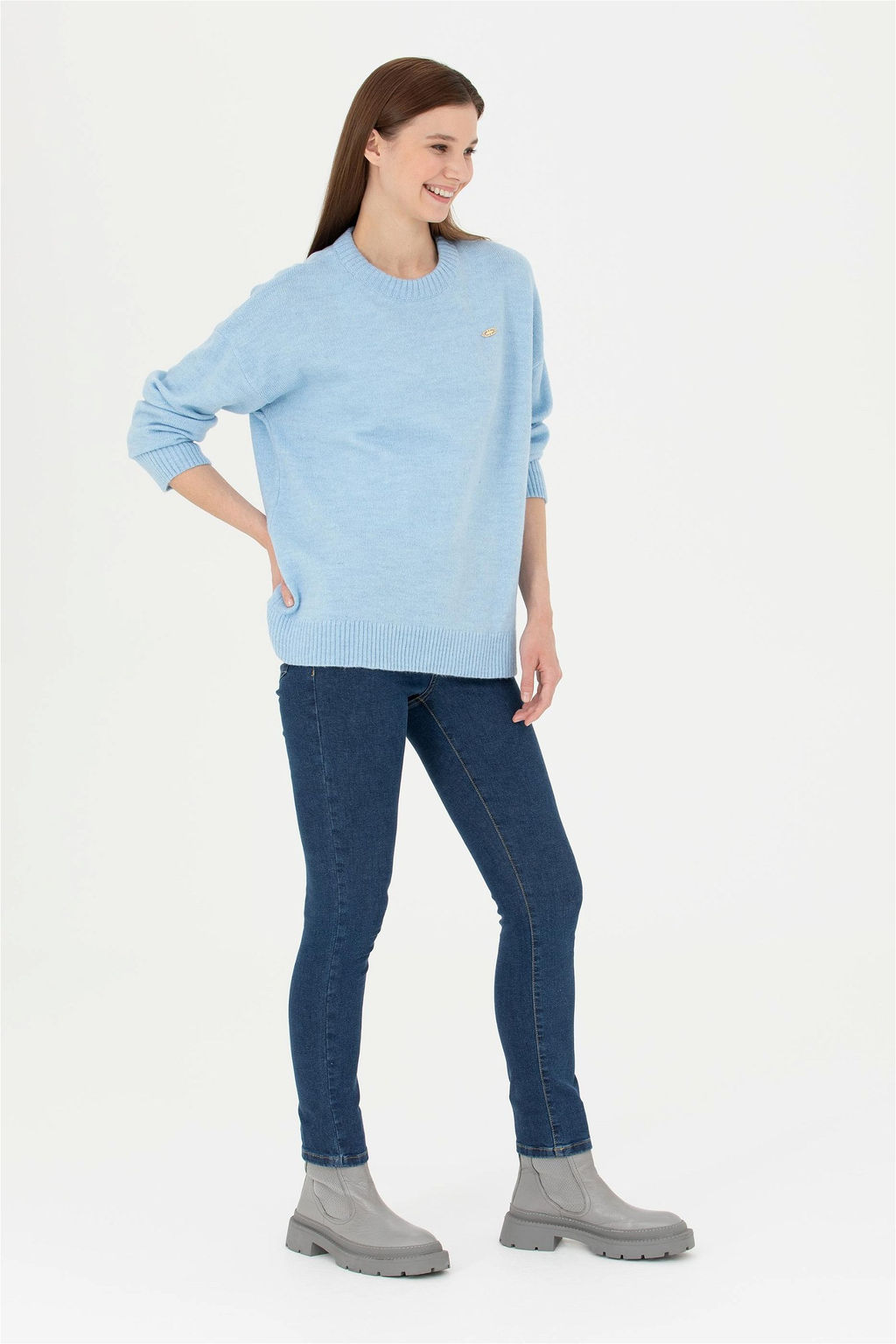 Женские синие джинсовые брюки - U.s. polo assn фото 3