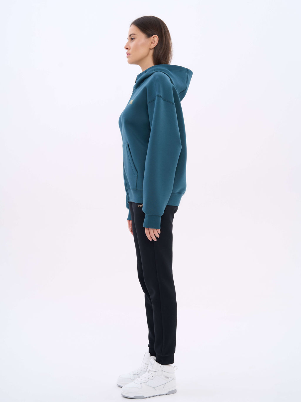 T3402-14 Толстовка женская с капюшоном на молнии - Strobbs фото 6