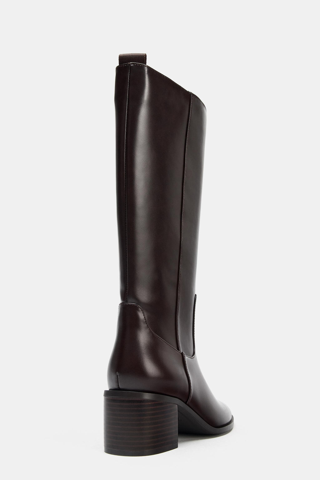 BLOCK HEEL KNEE-HIGH BOOTS - Zara фото 13