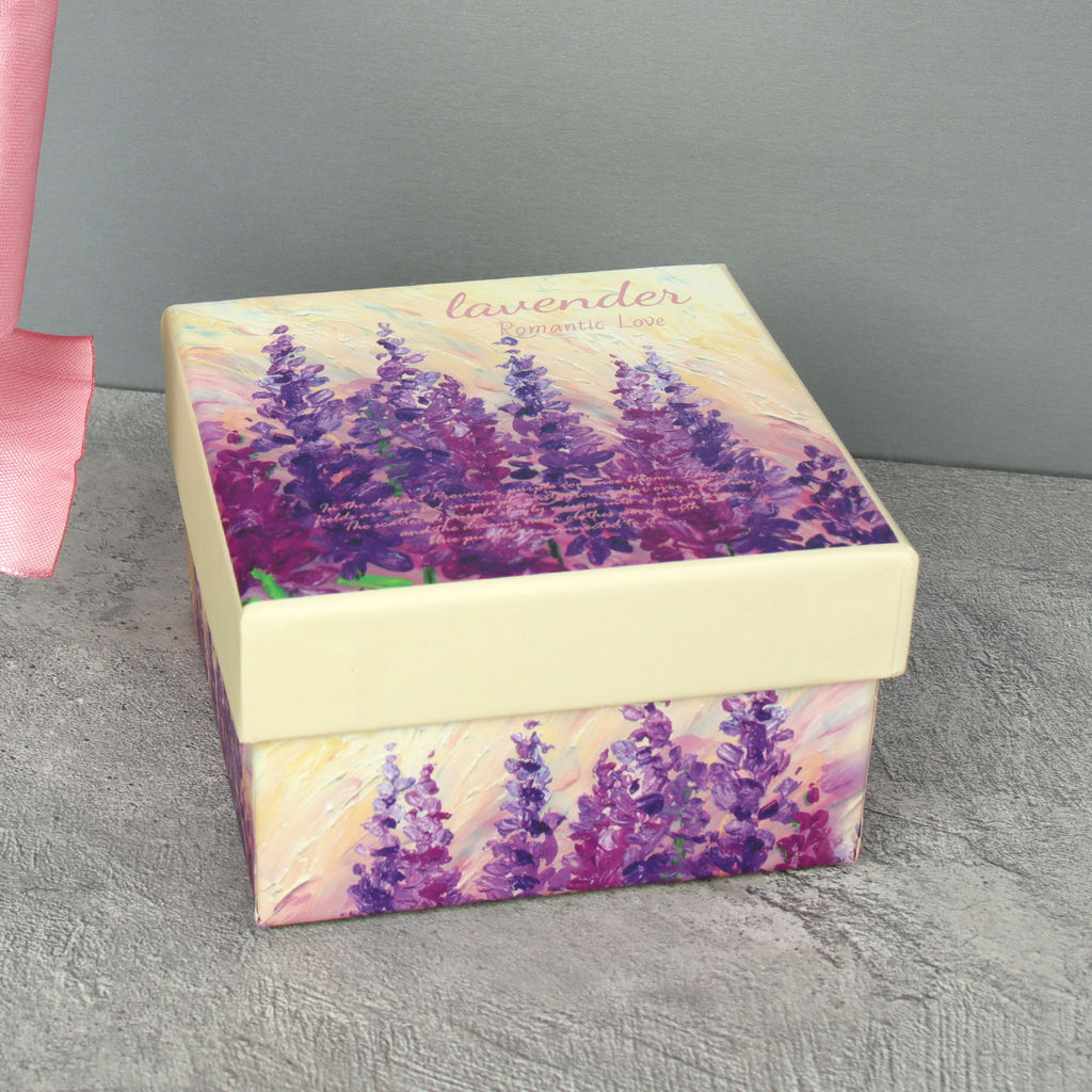 Коробка подарочная Лаванда / S111-SY623 /уп 12/216/микс - Галеонтрейд фото 12