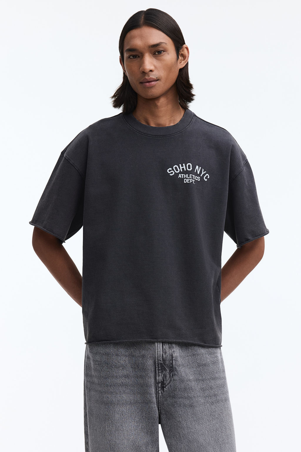 Camiseta boxy Oversized Fit - H&m фото 9