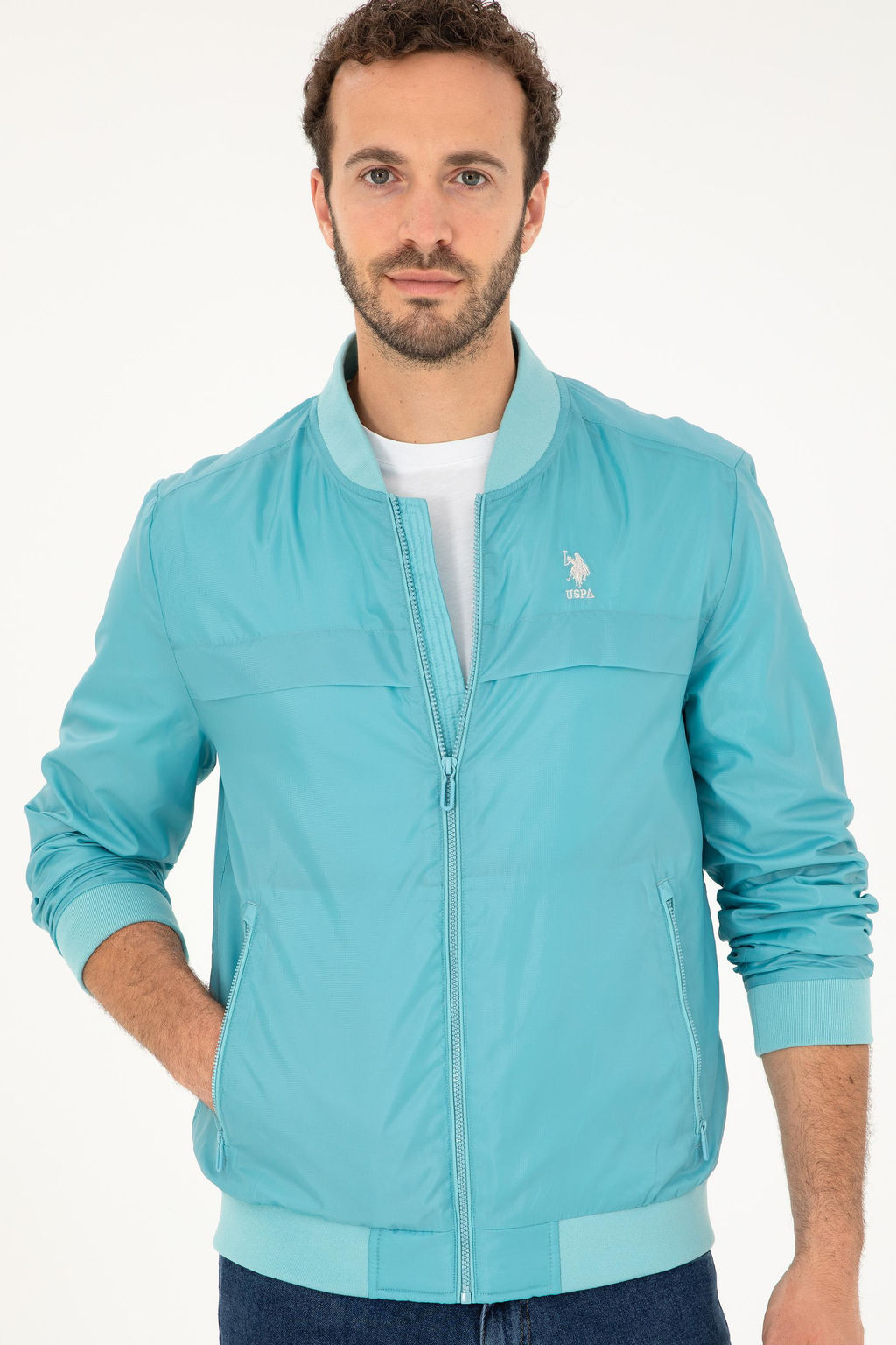 Мужское мятное пальто - U.s. polo assn фото 3