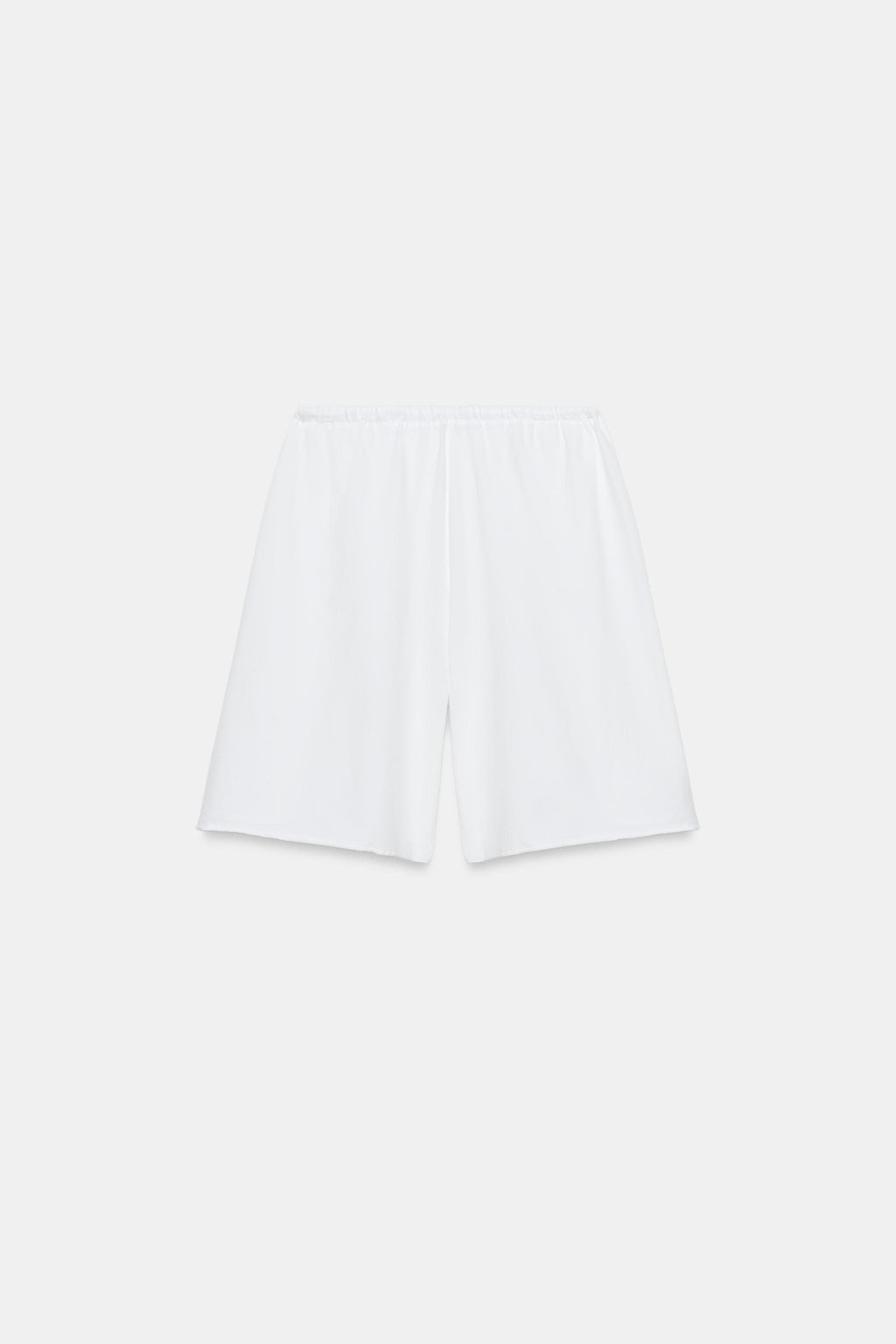 BERMUDA ALGOD?N CORDONES / Blanco - Zara фото 4