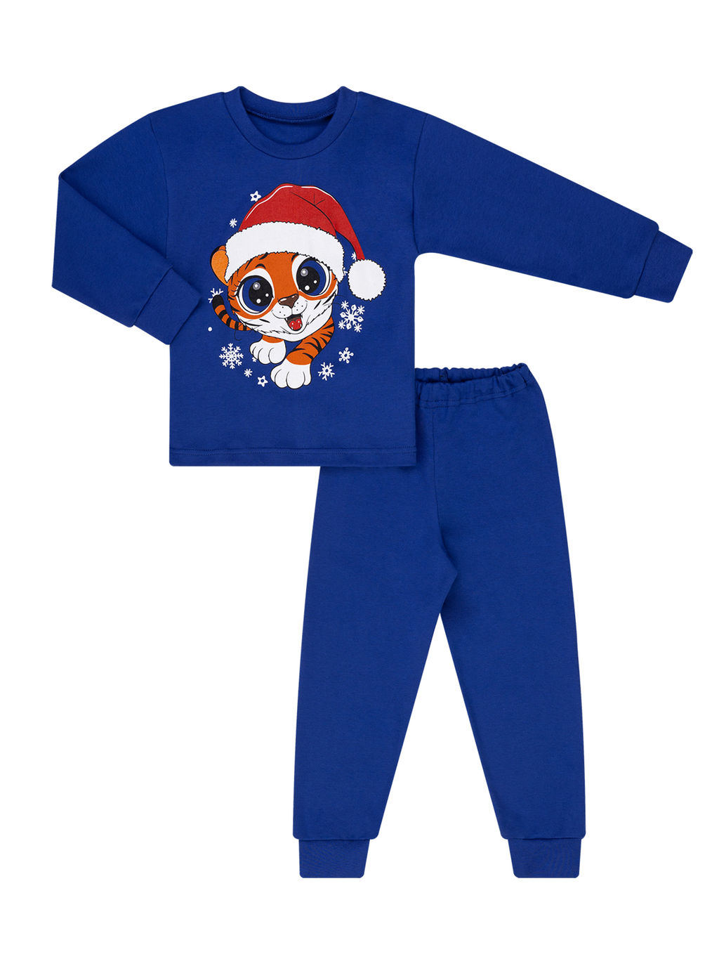 Пижама детская синяя тигренок