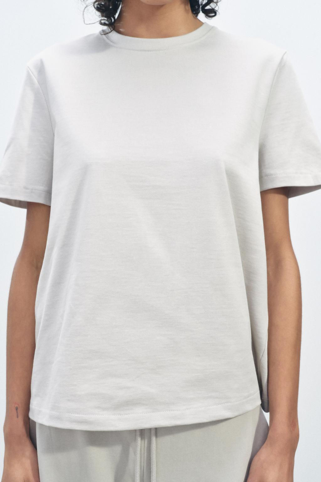 HEAVY COTTON T-SHIRT - Zara фото 57