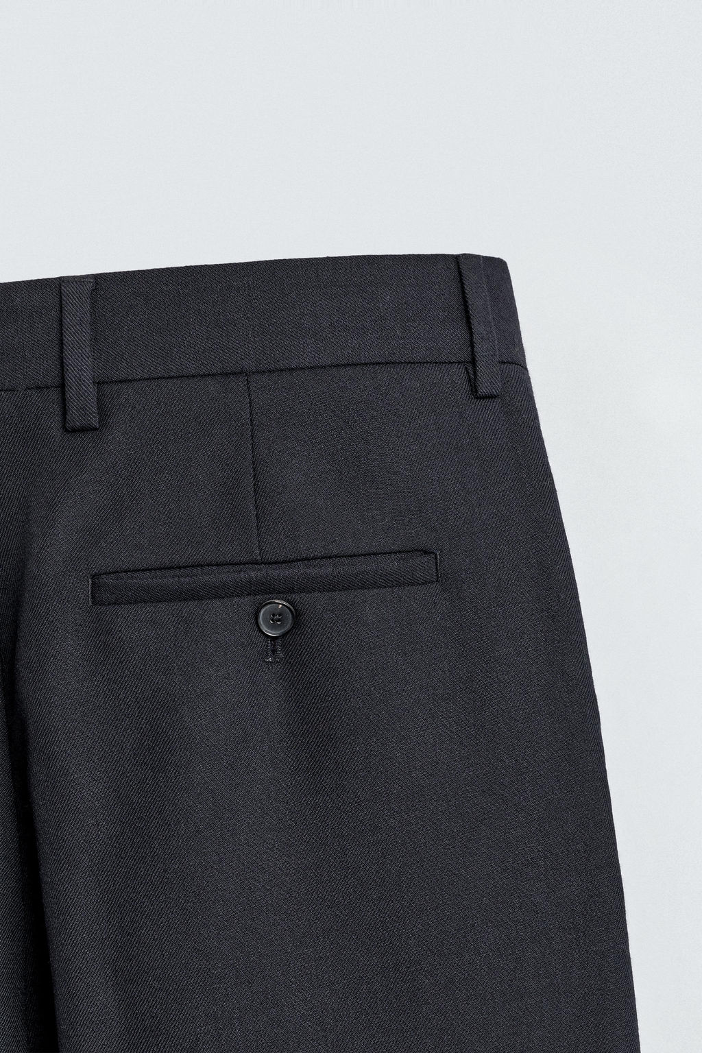 100% WOOL STRAIGHT-LEG TROUSERS - Zara фото 8