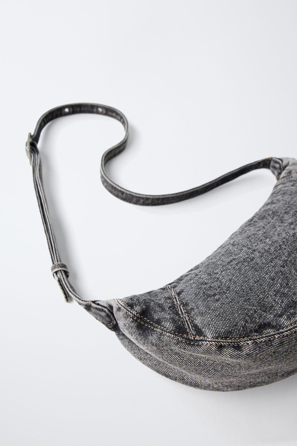 SHOULDER DENIM LAVADO / Gris - Zara фото 3