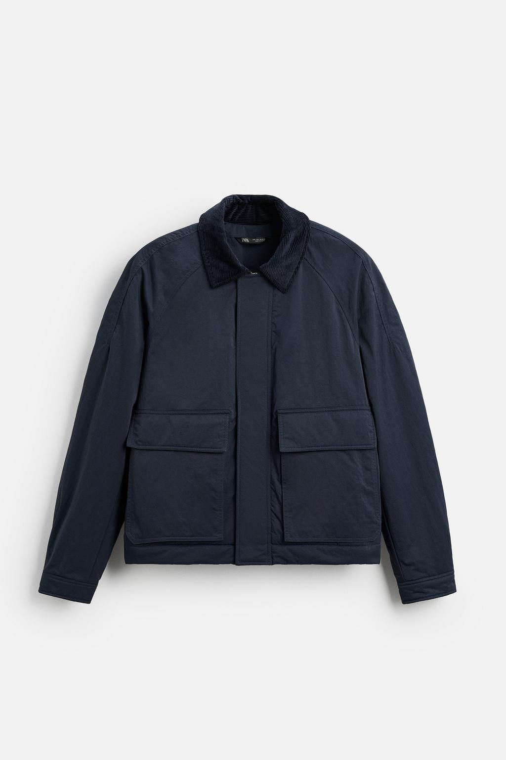 CONTRAST-COLLAR PADDED JACKET - Zara фото 6