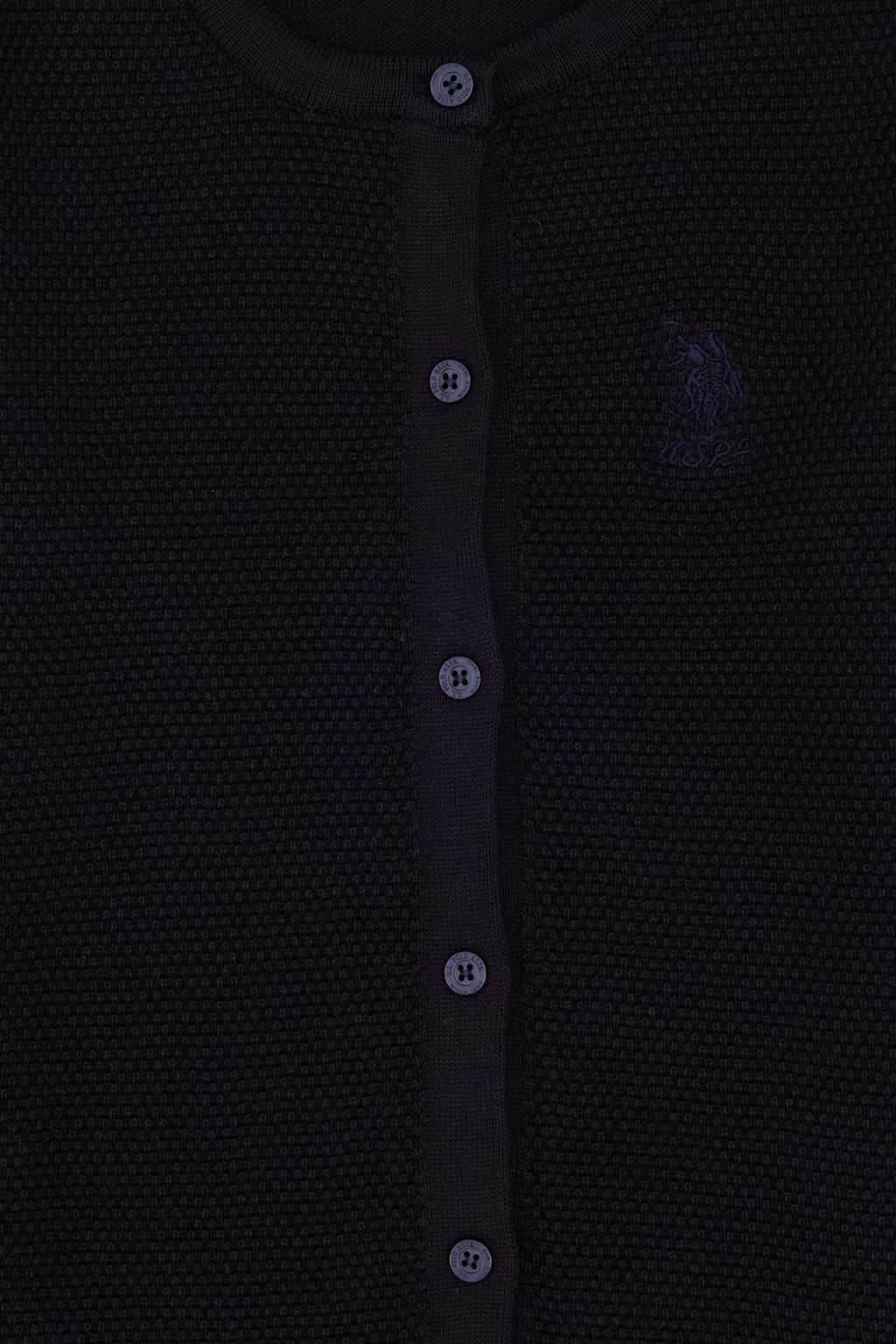 Темно-синий трикотажный кардиган для девочки Неожиданная скидка в корзине - U.s. polo assn фото 5