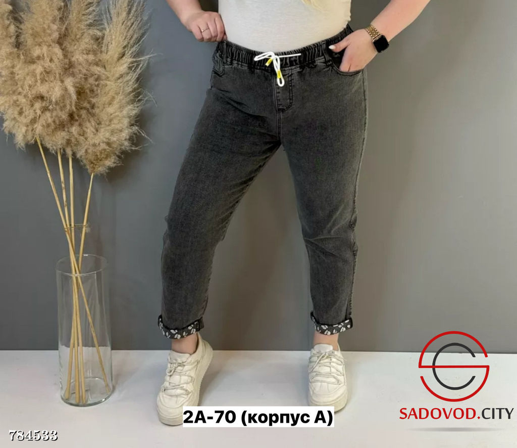 Джинсы на резинке женские - Bruno фото 6