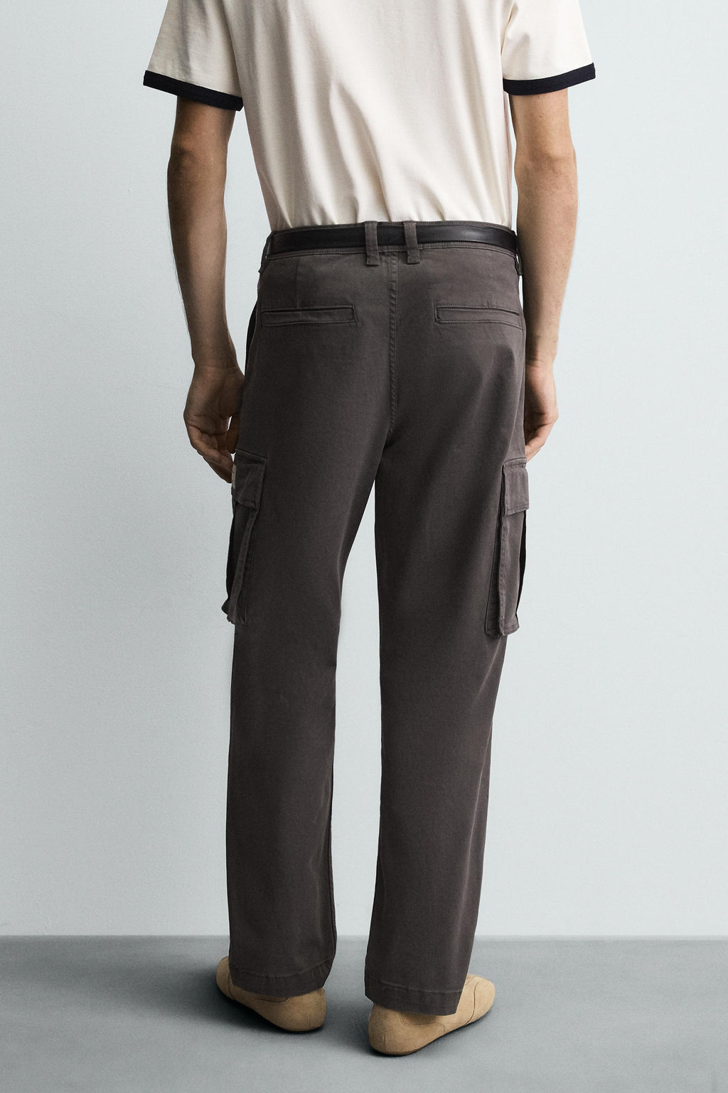 RELAXED FIT CARGO TROUSERS - Zara фото 20