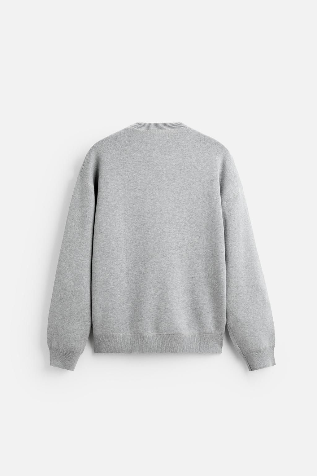 TEXTURED COTTON SWEATER - Zara фото 16