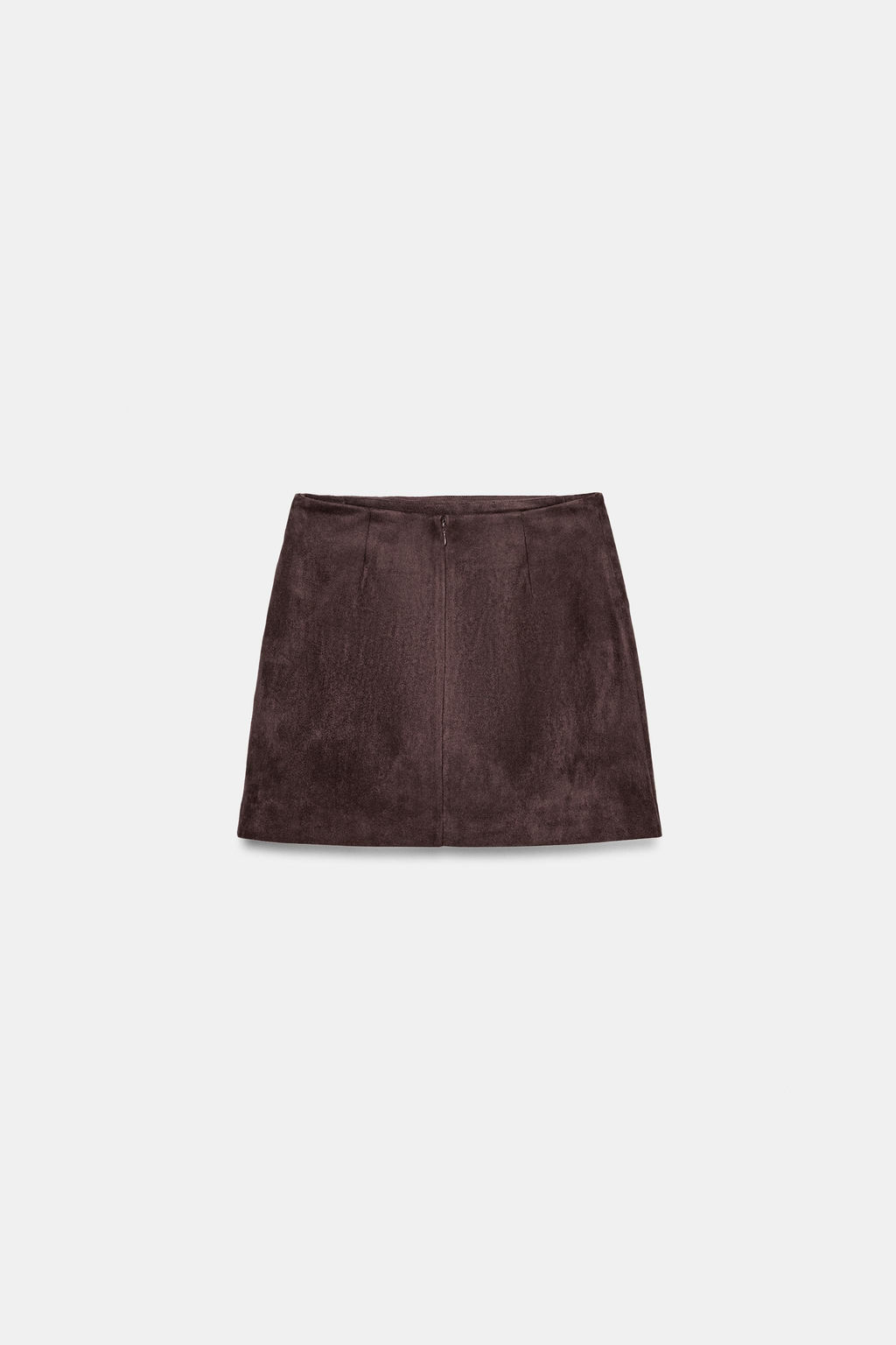 FAUX SUEDE MINI SKIRT WITH BUCKLE - Zara фото 9