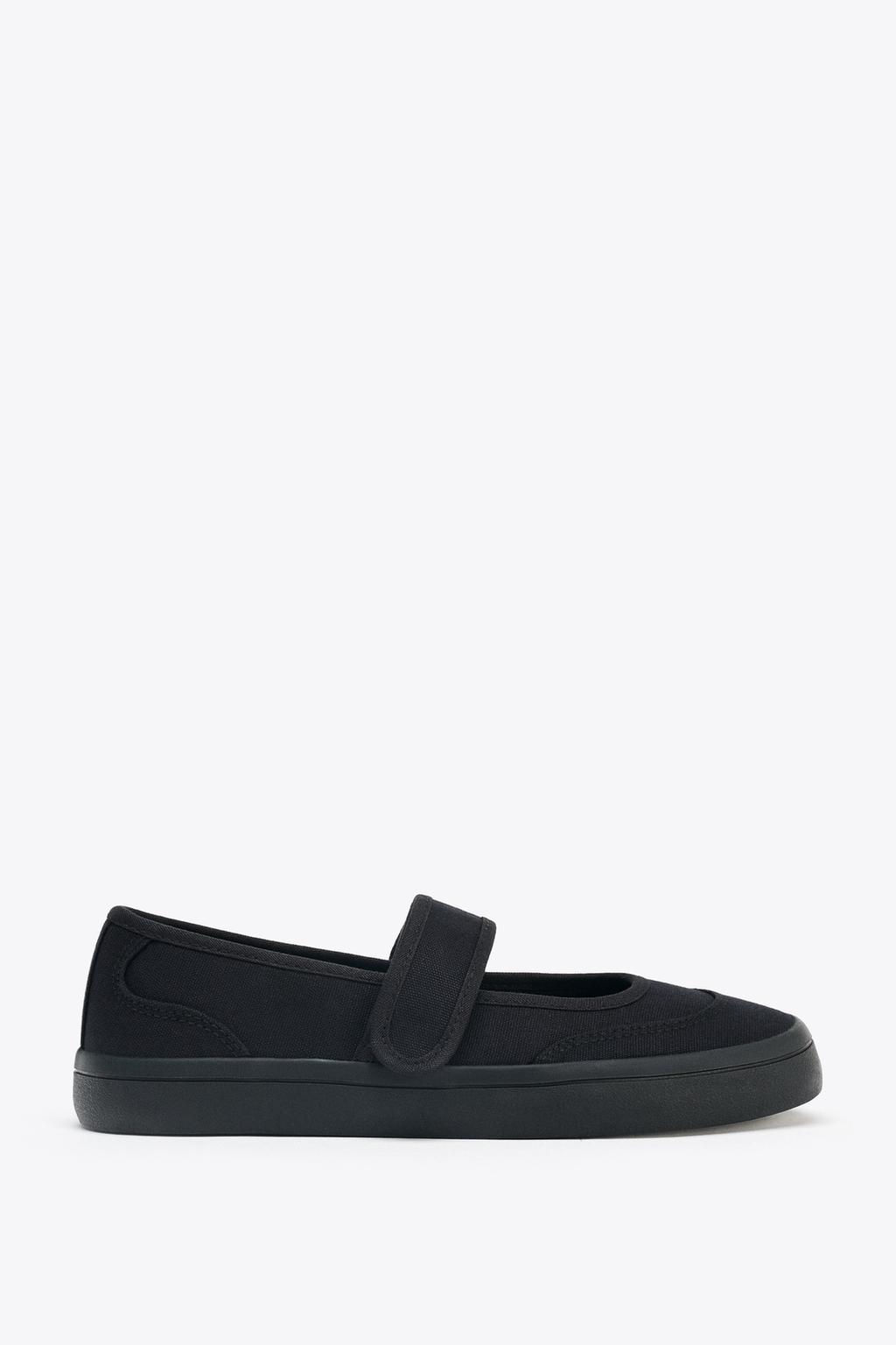 FABRIC STRAP BALLERINAS - Zara фото 11
