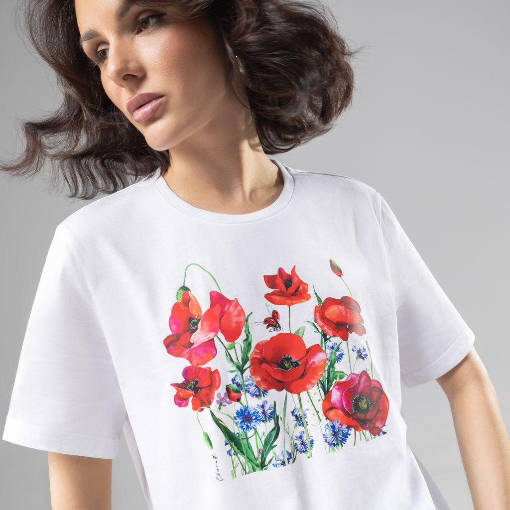 Футболка прямого кроя Великолепна уже утром - Charutti фото 15