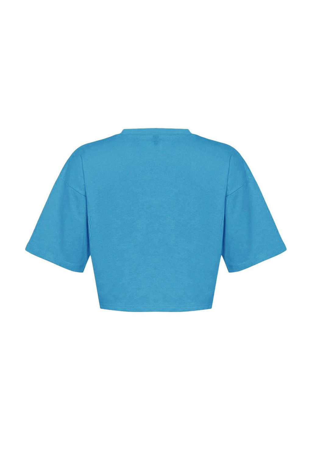 TRENDYOLMILLA Beyaz %100 Pamuk Premium Crop Bisiklet Yaka Orme T-Shirt TWOSS23TS00038  фото 31