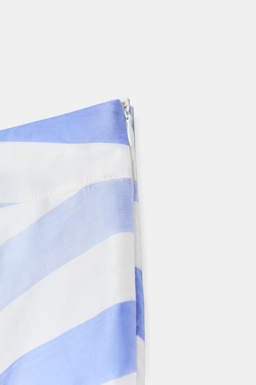 FALDA MIDI RAYAS / Azul / Blanco - Zara фото 12