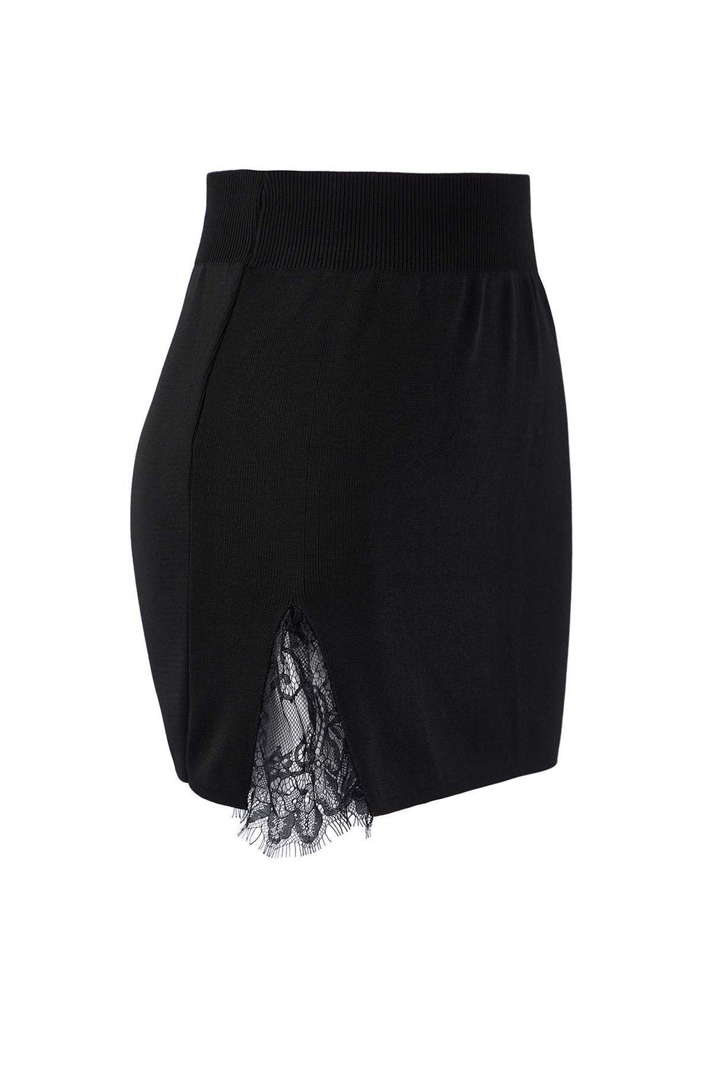 Siyah Yumusak Dokulu Vucudu Saran Mini Etek TWOAW26ET00145 - Trendyolmilla фото 5