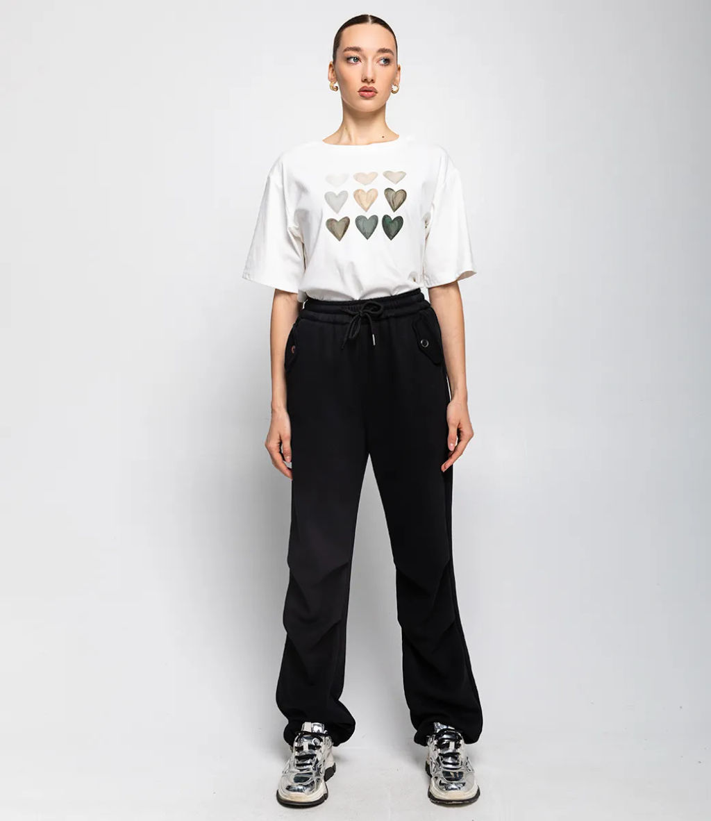 Брюки #КТ6202, чёрный