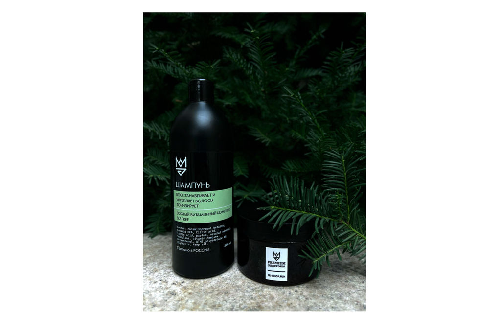 Шампунь PRO-Bio 2 в 1 с церамидами, протеинами и фукогелем.