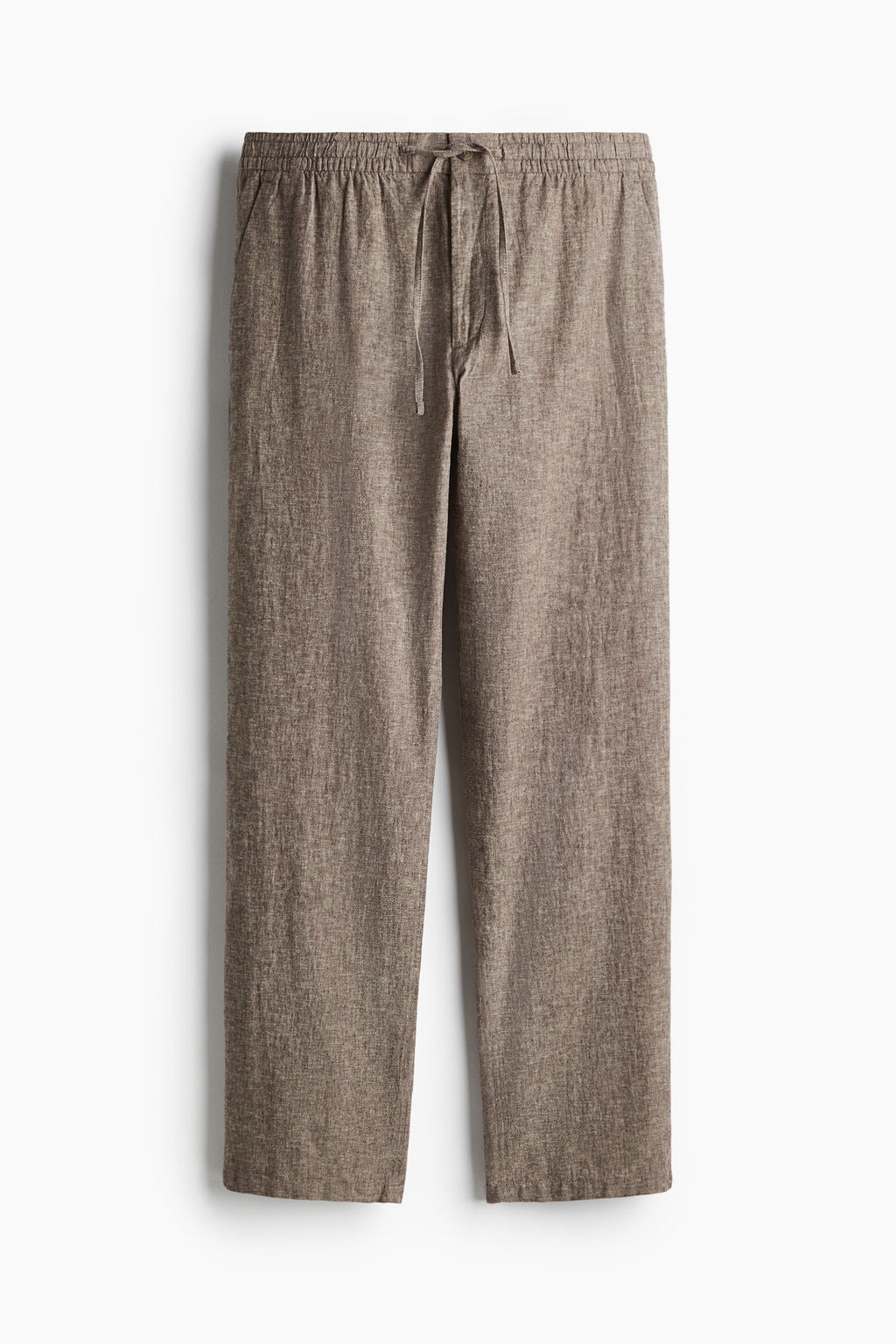 Pantal?n en mezcla de lino Regular Fit - H&m фото 3