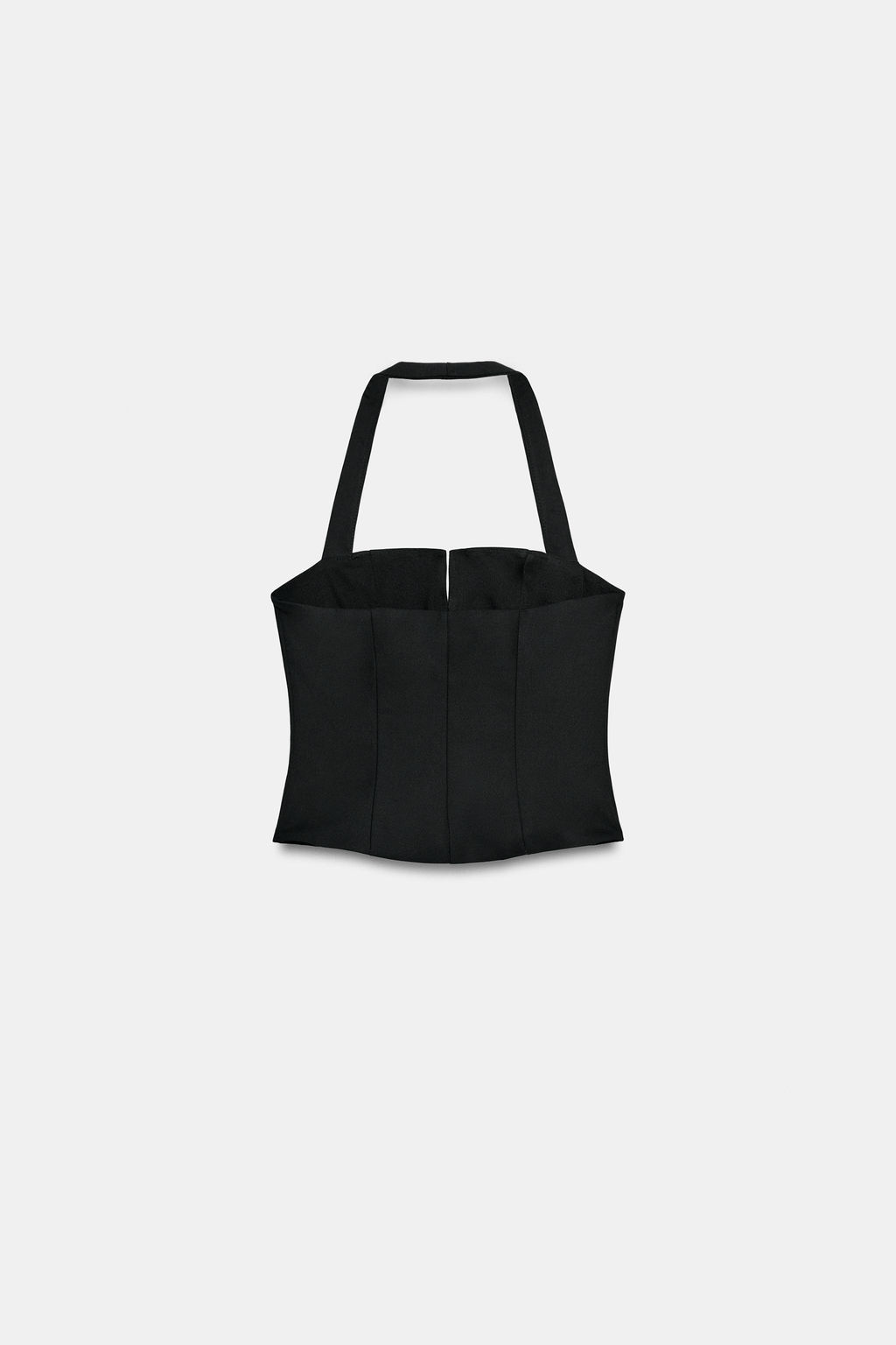 TOP CORS? HALTER RAYAS / Negro - Zara фото 6